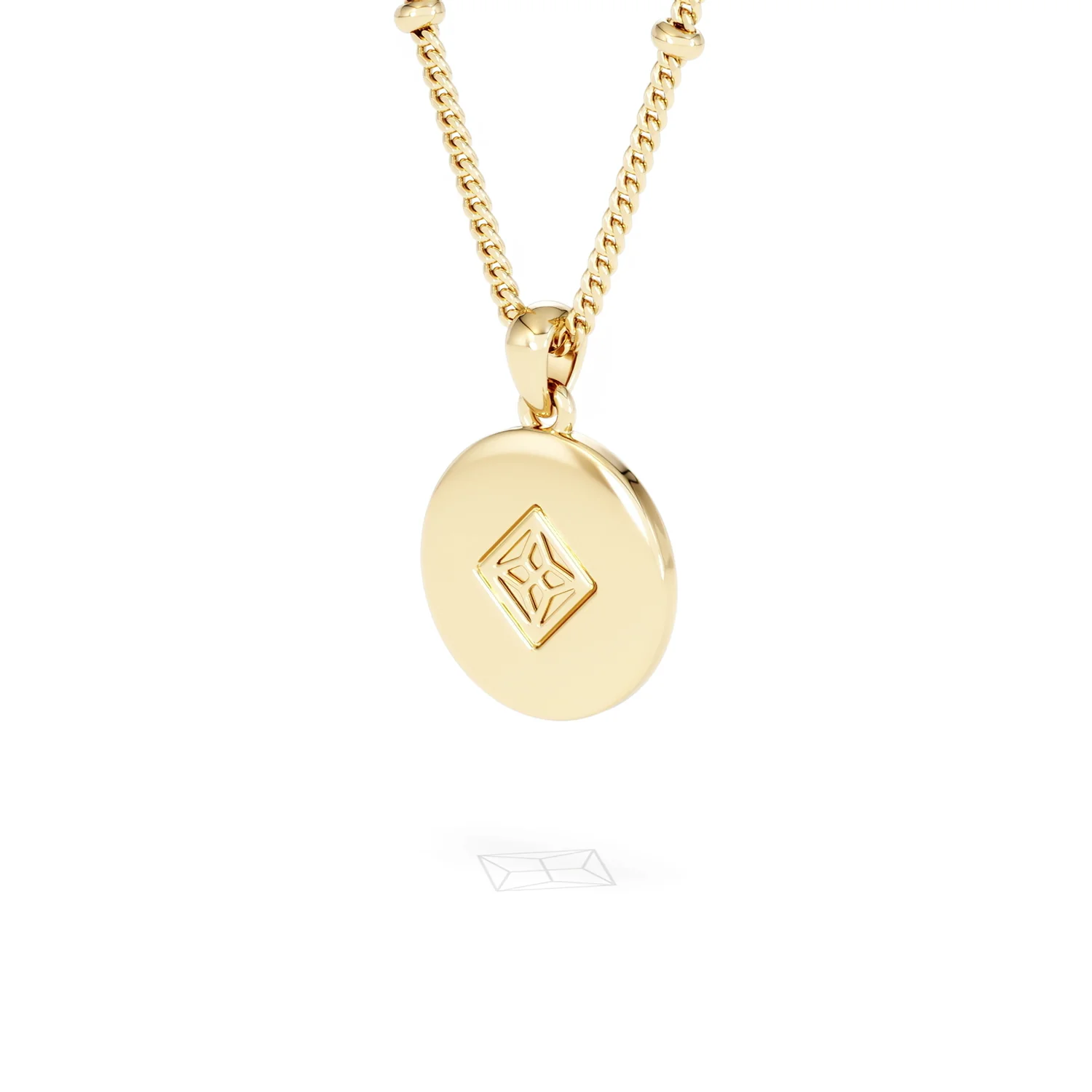 Astrology Scorpio 0.07ct Lab Grown Diamond Medallion Pendant Necklace in 18K Gold Vermeil - Image 41