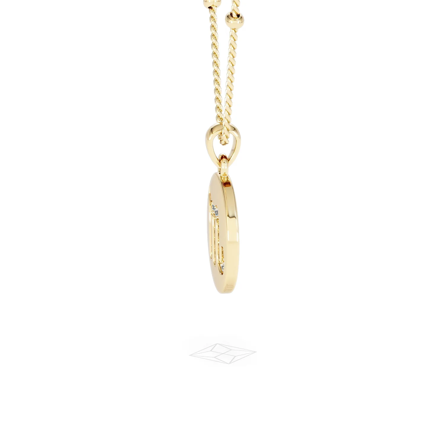 Astrology Scorpio 0.07ct Lab Grown Diamond Medallion Pendant Necklace in 18K Gold Vermeil - Image 71
