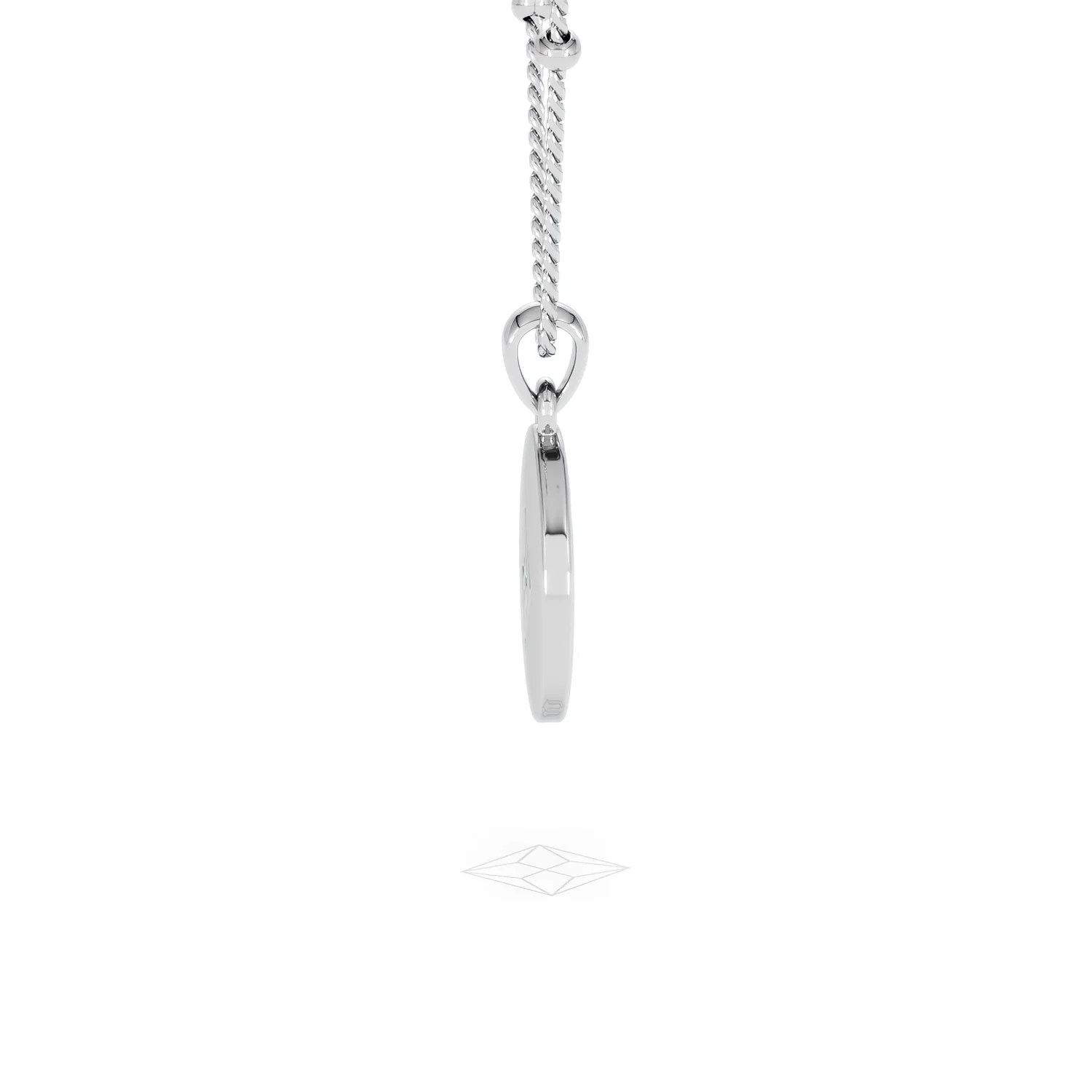 Astrology Scorpio 0.07ct Lab Grown Diamond Medallion Pendant Necklace in Sterling Silver - Image 30