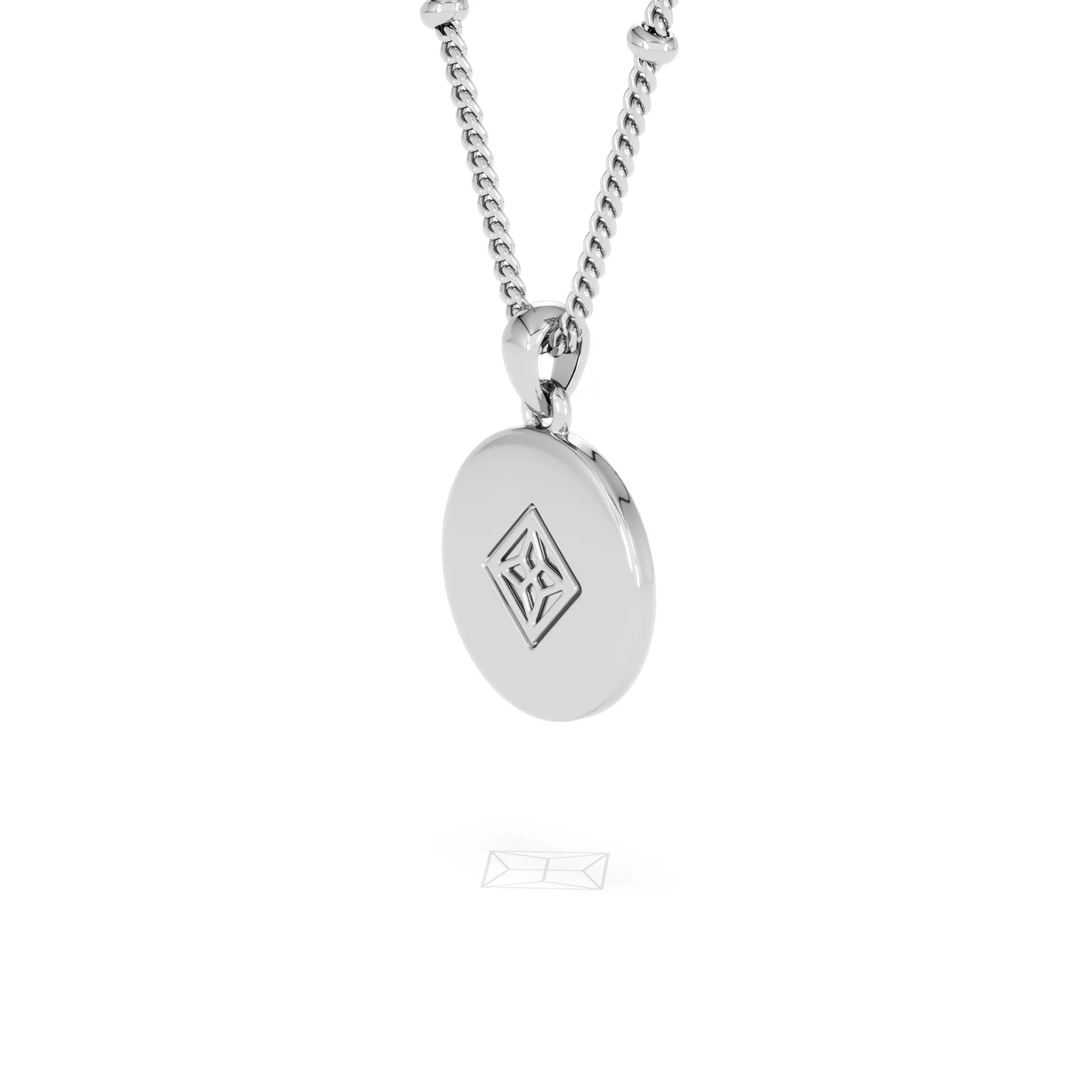 Astrology Scorpio 0.07ct Lab Grown Diamond Medallion Pendant Necklace in Sterling Silver - Image 38