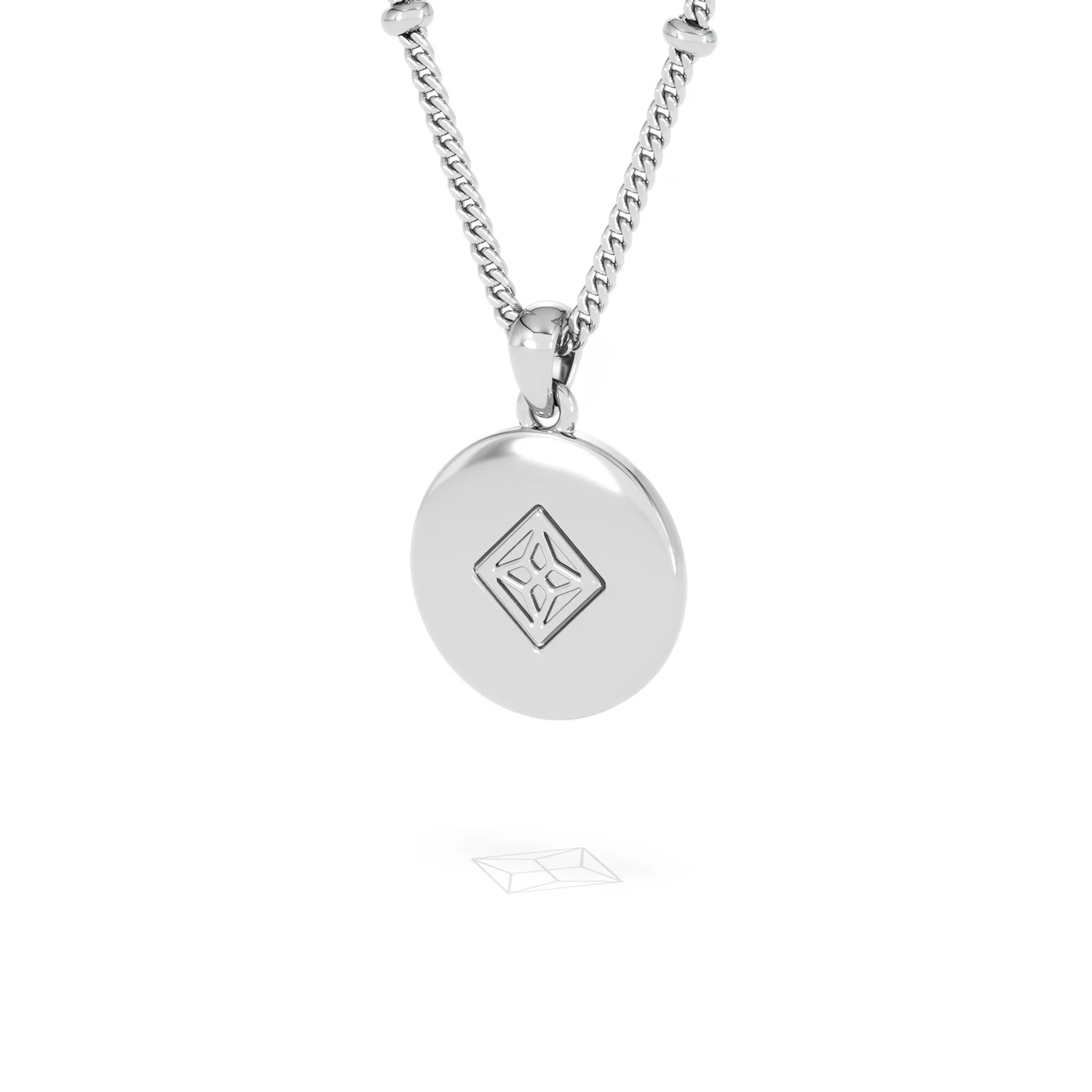 Astrology Scorpio 0.07ct Lab Grown Diamond Medallion Pendant Necklace in Sterling Silver - Image 43