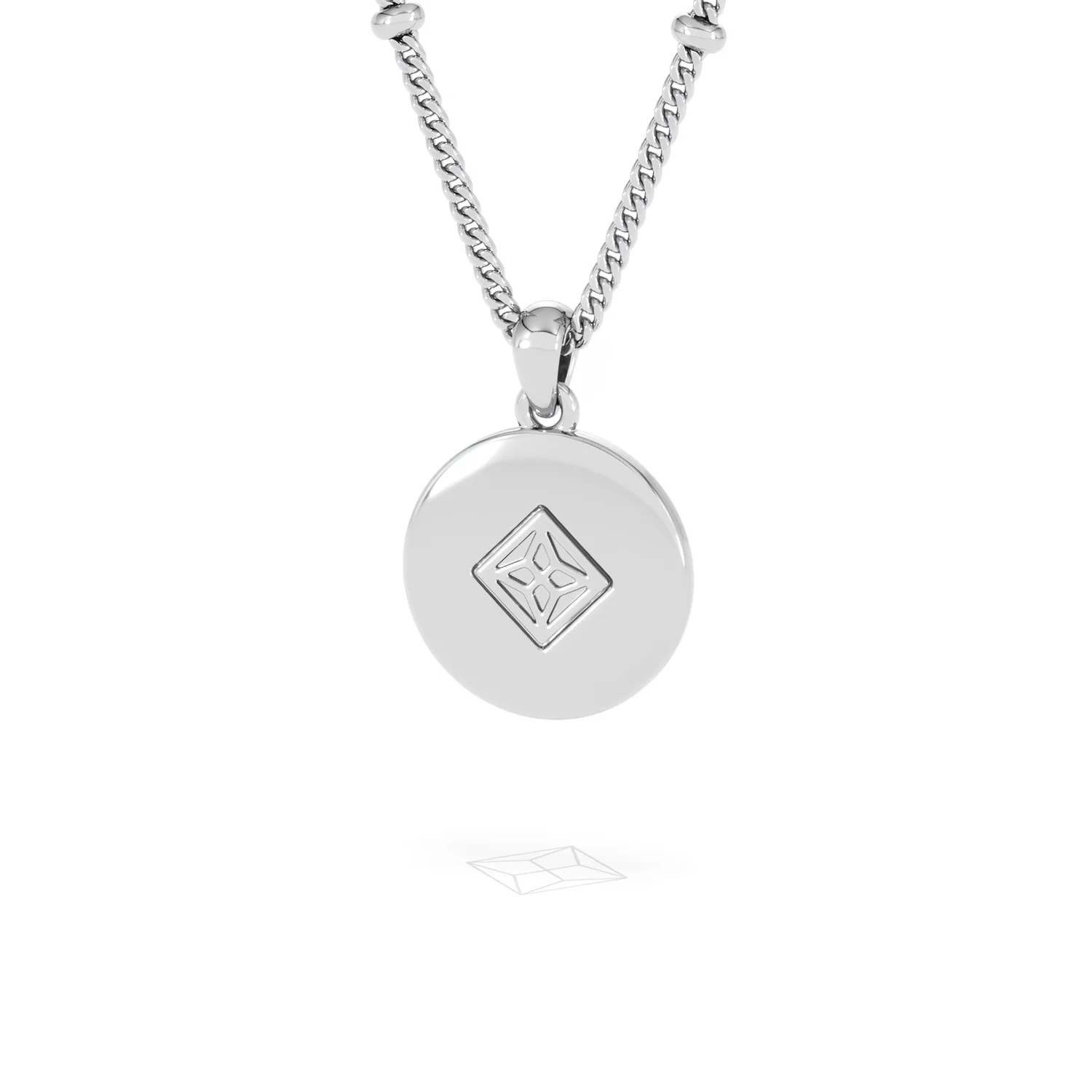 Astrology Scorpio 0.07ct Lab Grown Diamond Medallion Pendant Necklace in Sterling Silver - Image 45