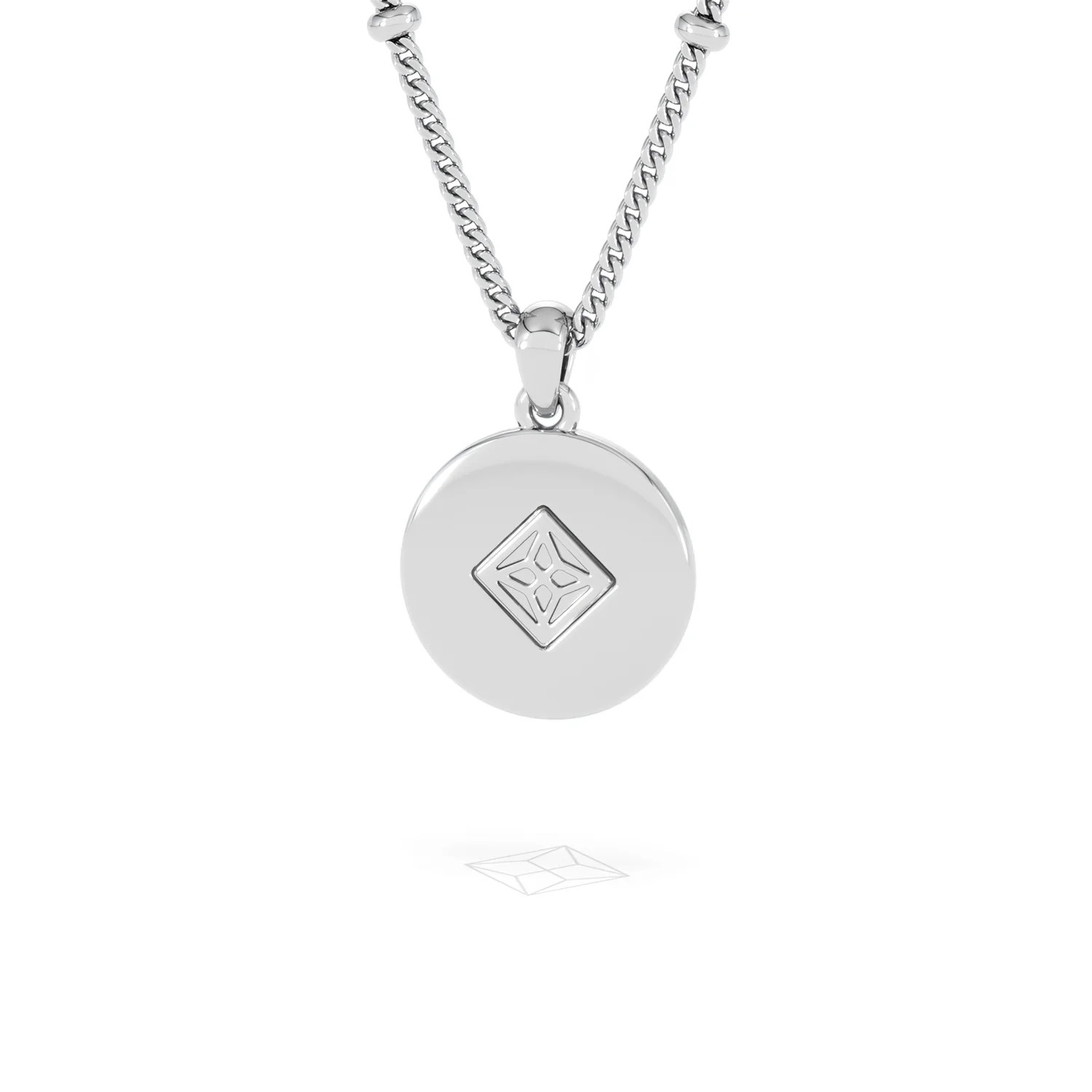 Astrology Scorpio 0.07ct Lab Grown Diamond Medallion Pendant Necklace in Sterling Silver - Image 46