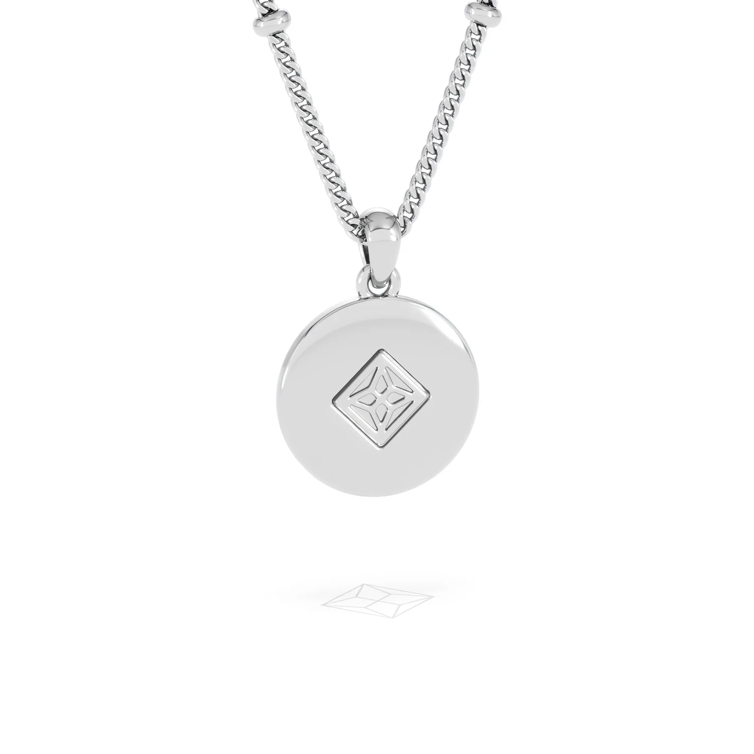 Astrology Scorpio 0.07ct Lab Grown Diamond Medallion Pendant Necklace in Sterling Silver - Image 52