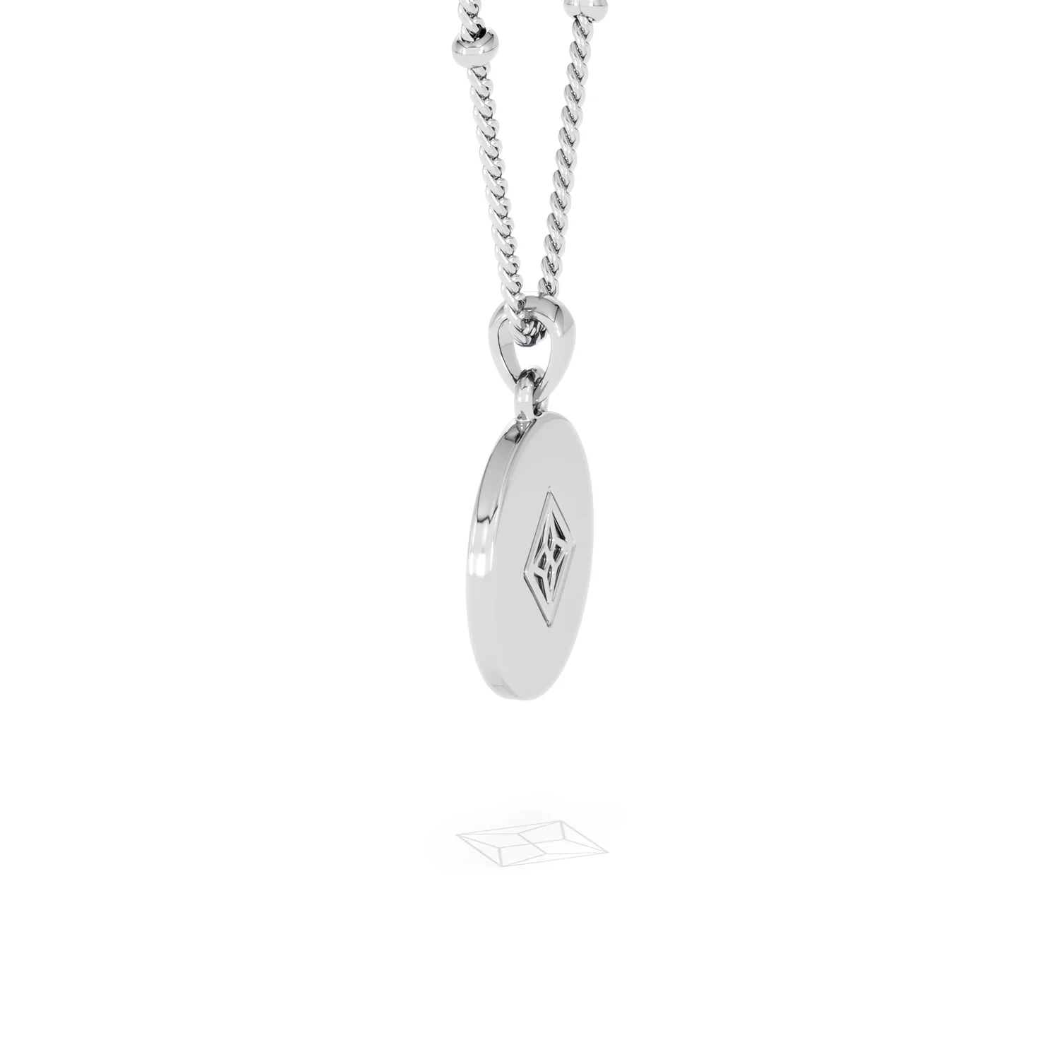 Astrology Scorpio 0.07ct Lab Grown Diamond Medallion Pendant Necklace in Sterling Silver - Image 64