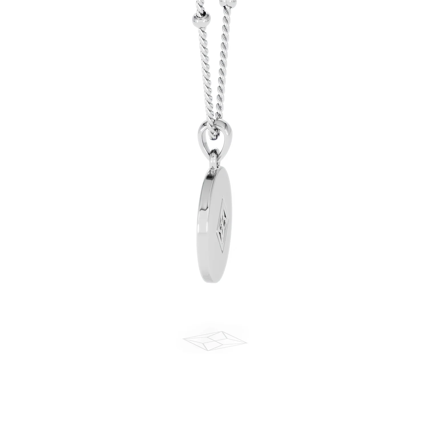 Astrology Scorpio 0.07ct Lab Grown Diamond Medallion Pendant Necklace in Sterling Silver - Image 66