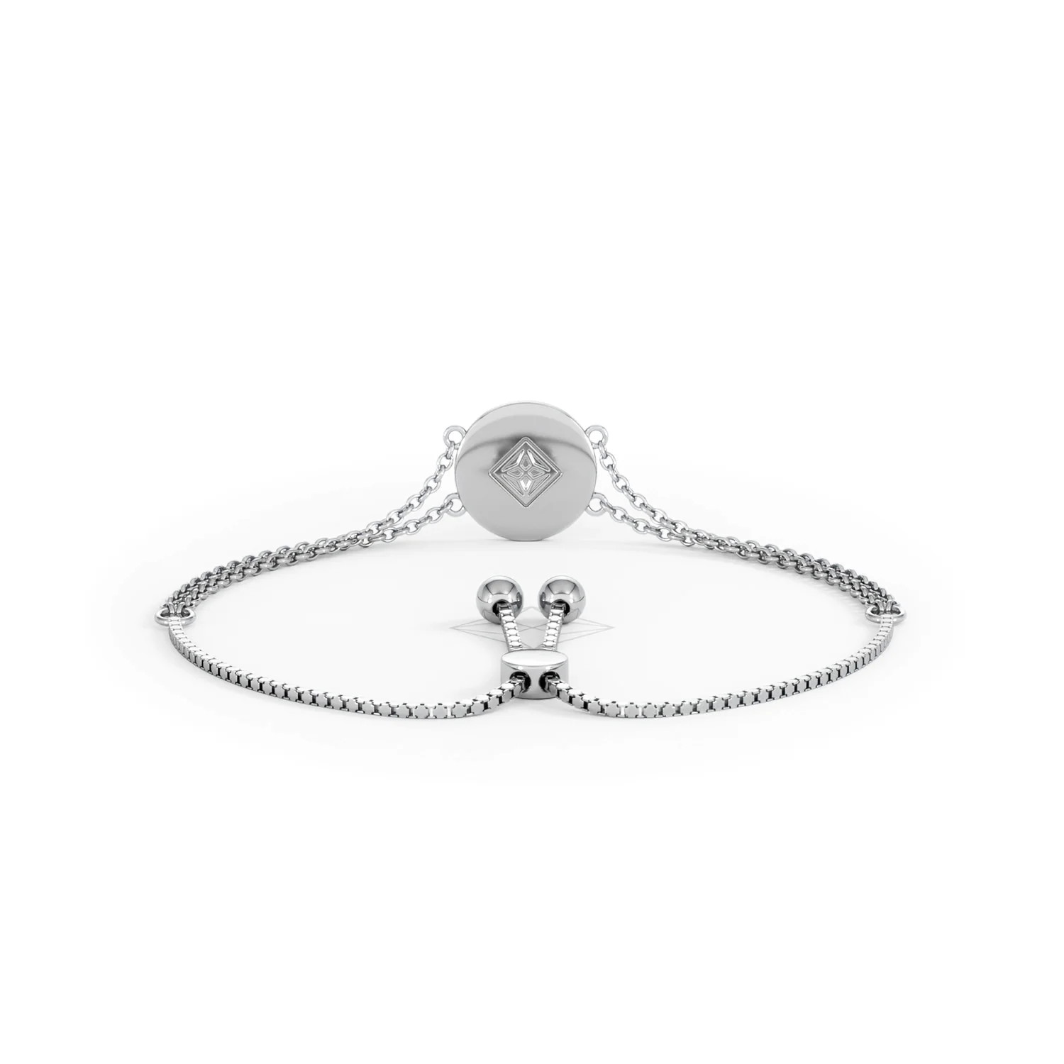 Astrology Taurus 0.07ct Lab Grown Diamond Adjustable Medallion Bracelet Sterling Silver - Image 49