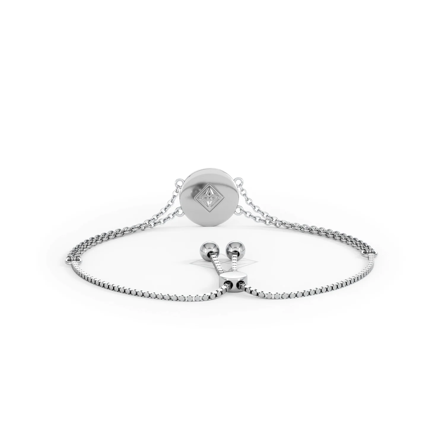 Astrology Taurus 0.07ct Lab Grown Diamond Adjustable Medallion Bracelet Sterling Silver - Image 50