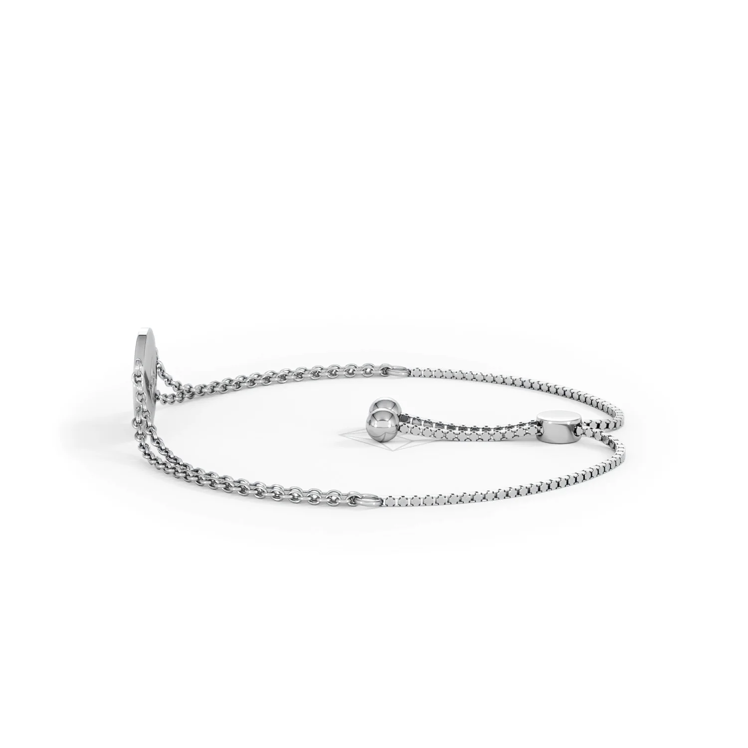 Astrology Taurus 0.07ct Lab Grown Diamond Adjustable Medallion Bracelet Sterling Silver - Image 68