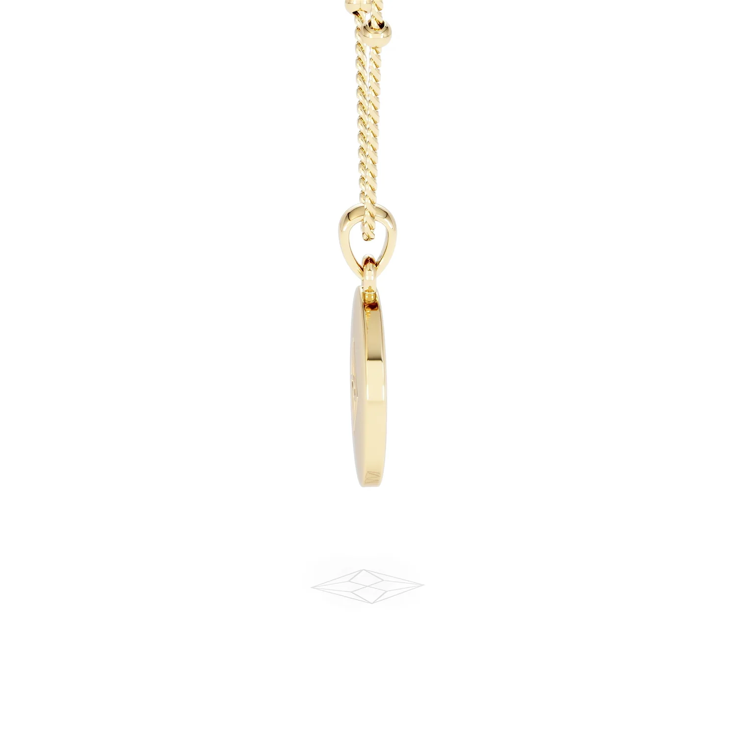 Astrology Taurus 0.07ct Lab Grown Diamond Medallion Pendant Necklace in 18K Gold Vermeil - Image 30