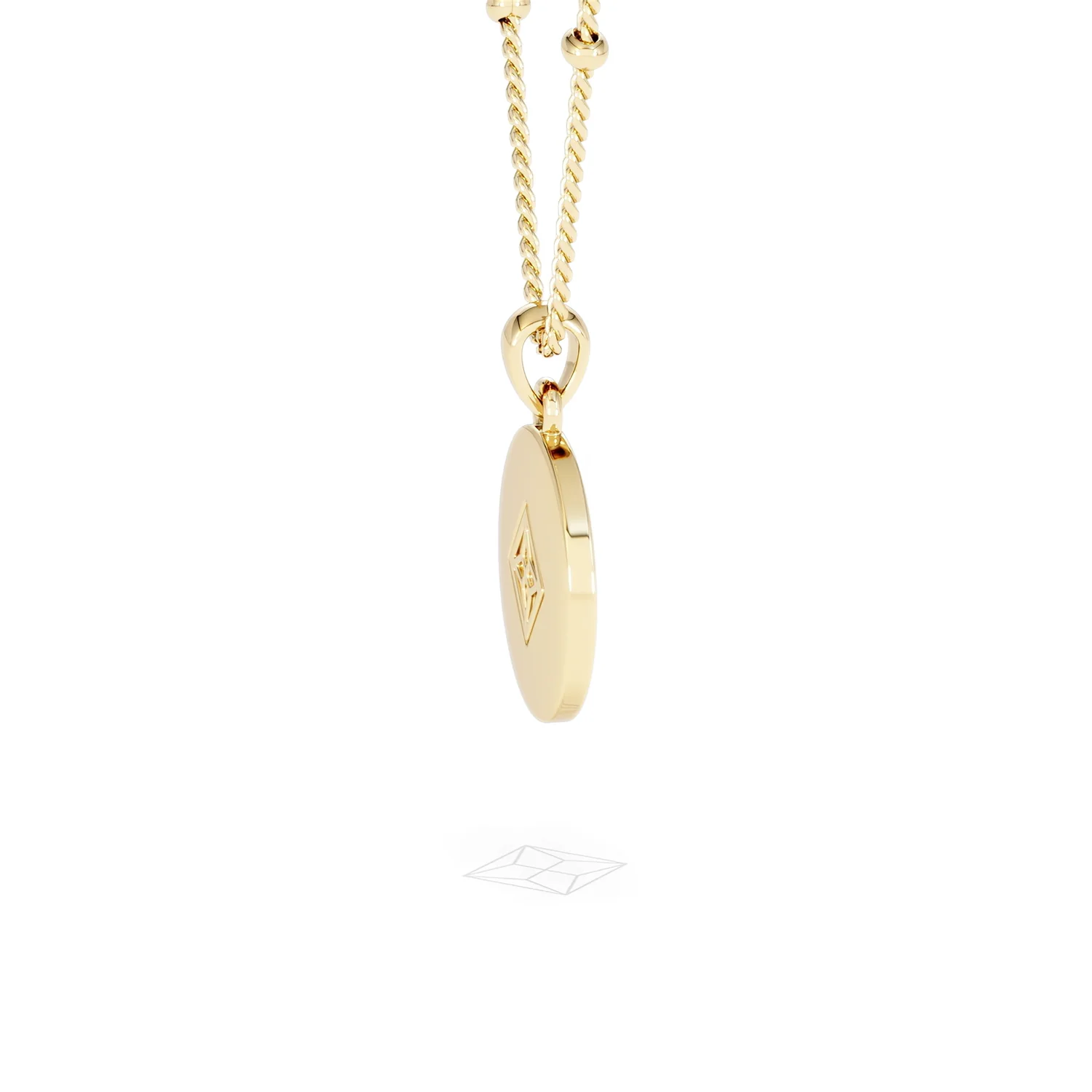 Astrology Taurus 0.07ct Lab Grown Diamond Medallion Pendant Necklace in 18K Gold Vermeil - Image 32