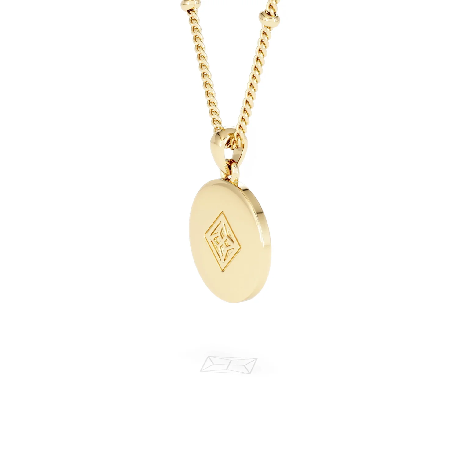 Astrology Taurus 0.07ct Lab Grown Diamond Medallion Pendant Necklace in 18K Gold Vermeil - Image 37