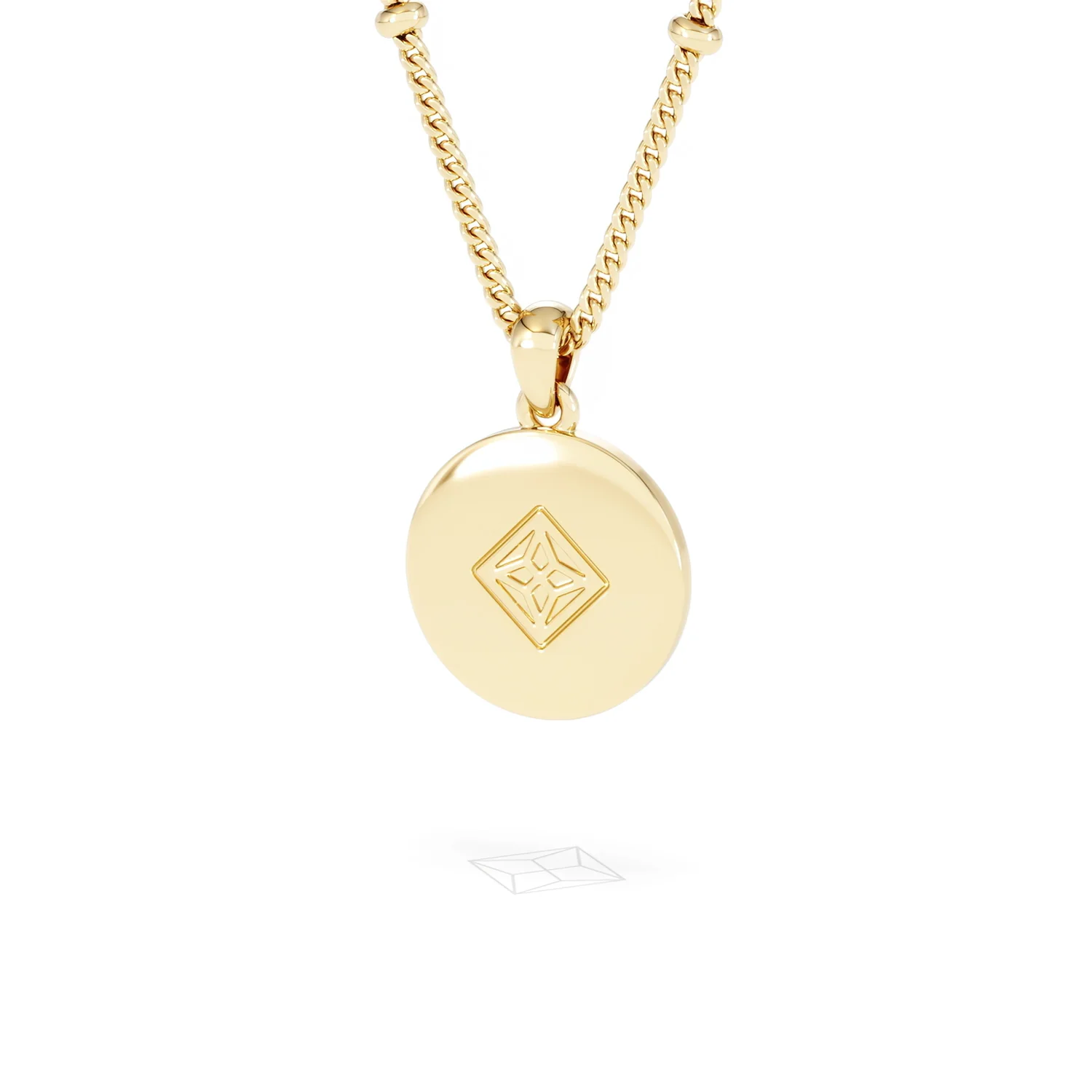 Astrology Taurus 0.07ct Lab Grown Diamond Medallion Pendant Necklace in 18K Gold Vermeil - Image 44