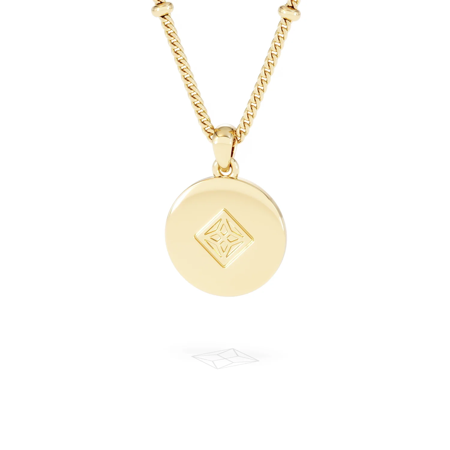 Astrology Taurus 0.07ct Lab Grown Diamond Medallion Pendant Necklace in 18K Gold Vermeil - Image 46