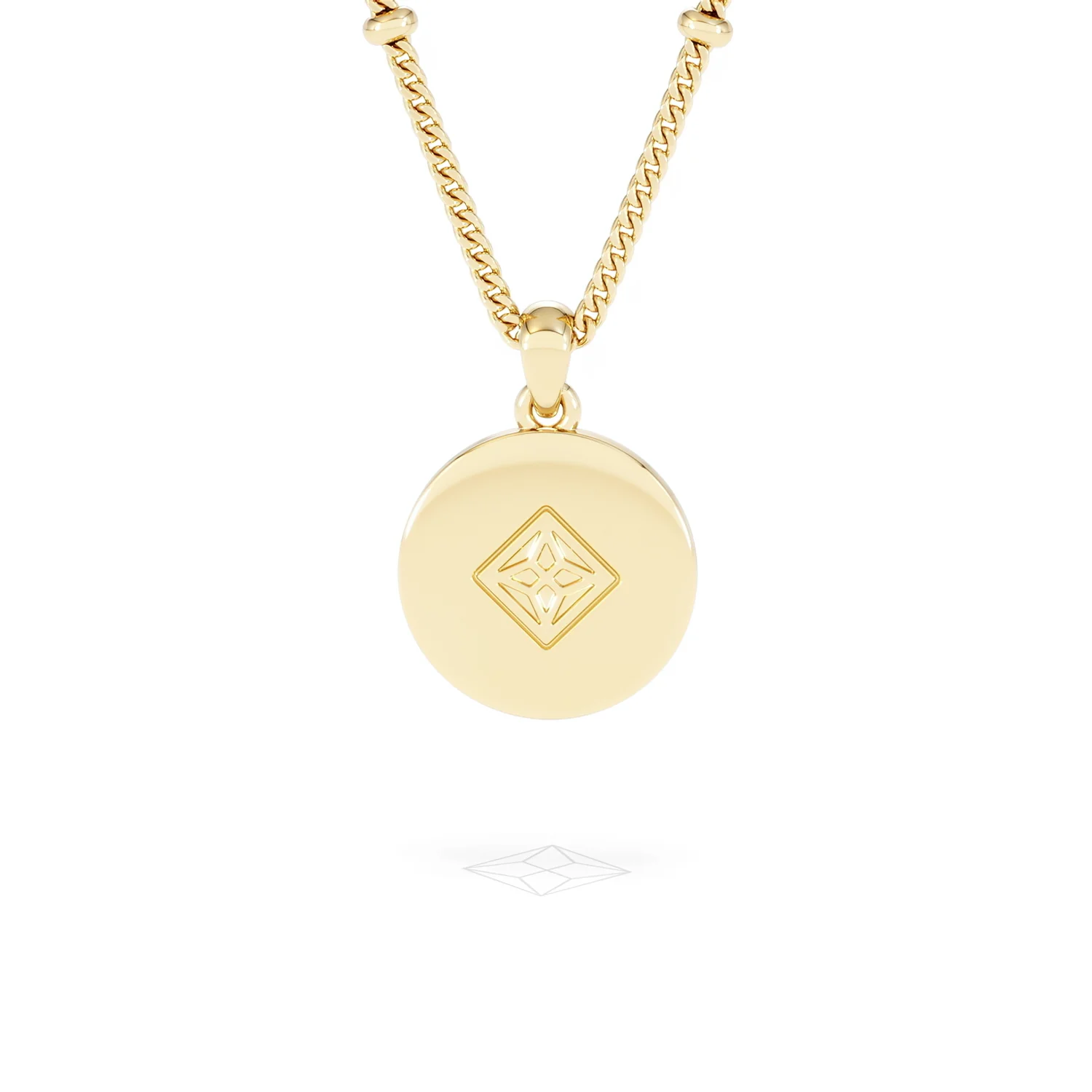 Astrology Taurus 0.07ct Lab Grown Diamond Medallion Pendant Necklace in 18K Gold Vermeil - Image 48