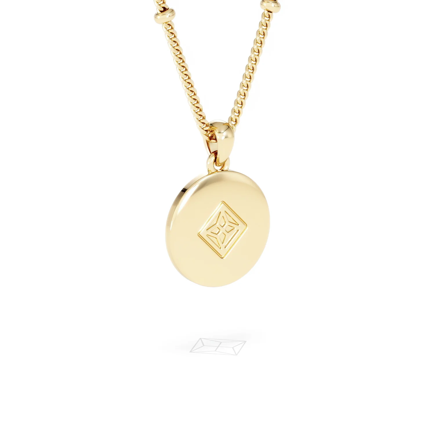 Astrology Taurus 0.07ct Lab Grown Diamond Medallion Pendant Necklace in 18K Gold Vermeil - Image 56