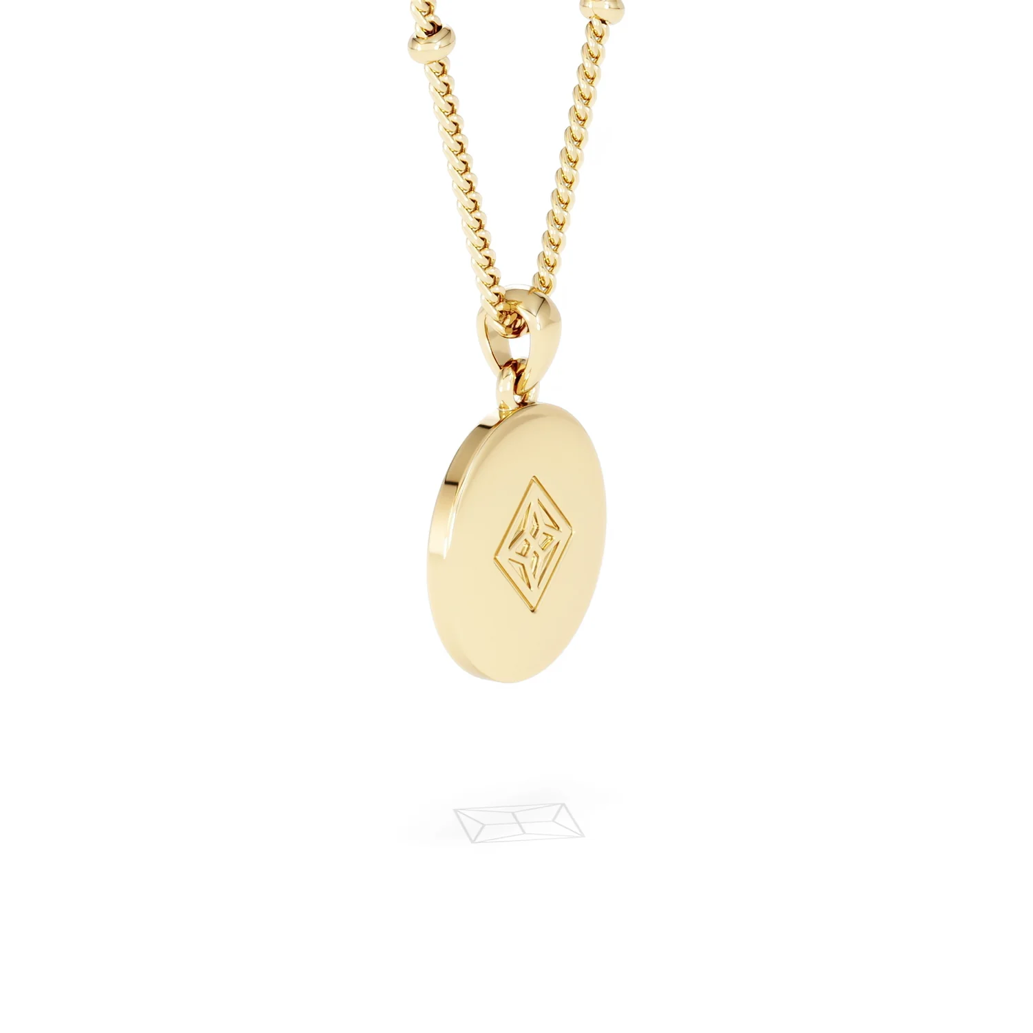 Astrology Taurus 0.07ct Lab Grown Diamond Medallion Pendant Necklace in 18K Gold Vermeil - Image 61