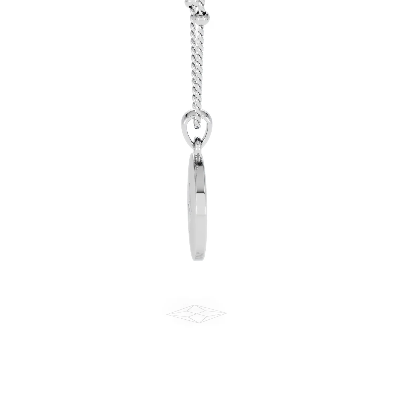 Astrology Taurus 0.07ct Lab Grown Diamond Medallion Pendant Necklace in Sterling Silver - Image 30
