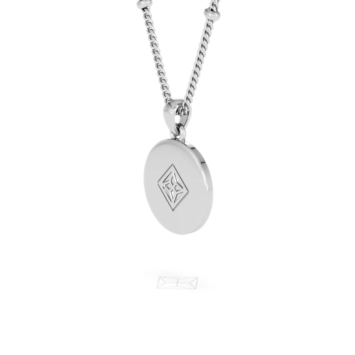 Astrology Taurus 0.07ct Lab Grown Diamond Medallion Pendant Necklace in Sterling Silver - Image 38