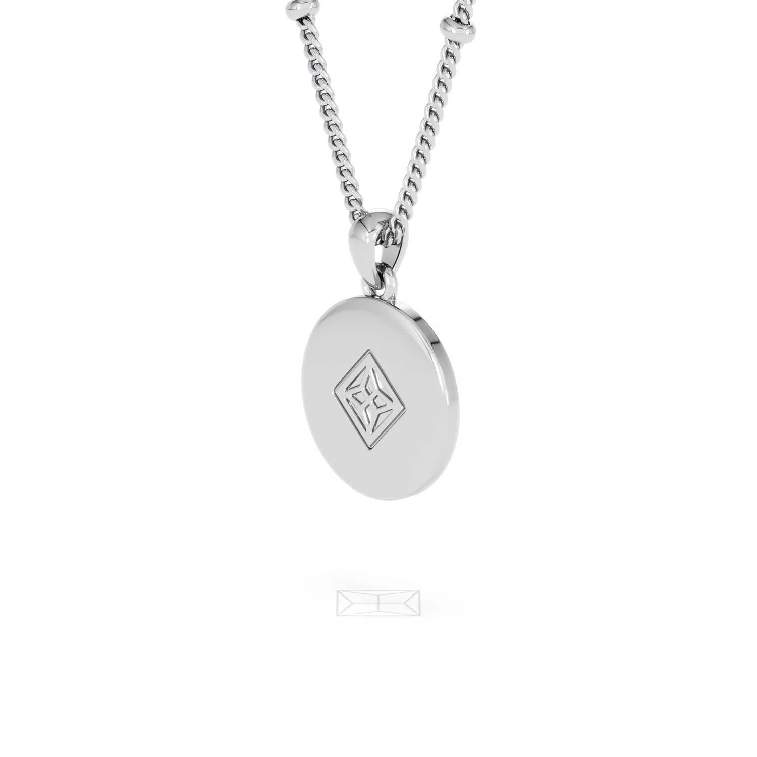 Astrology Taurus 0.07ct Lab Grown Diamond Medallion Pendant Necklace in Sterling Silver - Image 39