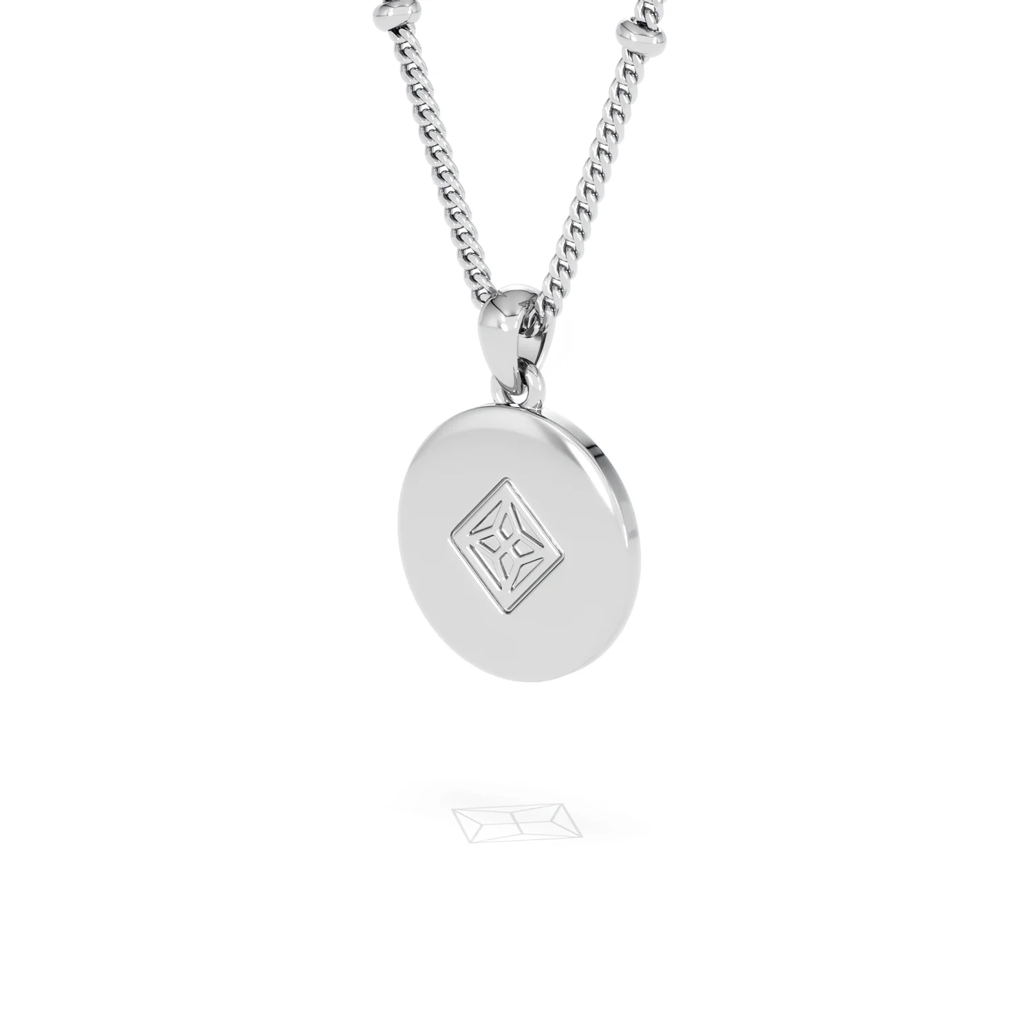 Astrology Taurus 0.07ct Lab Grown Diamond Medallion Pendant Necklace in Sterling Silver - Image 41