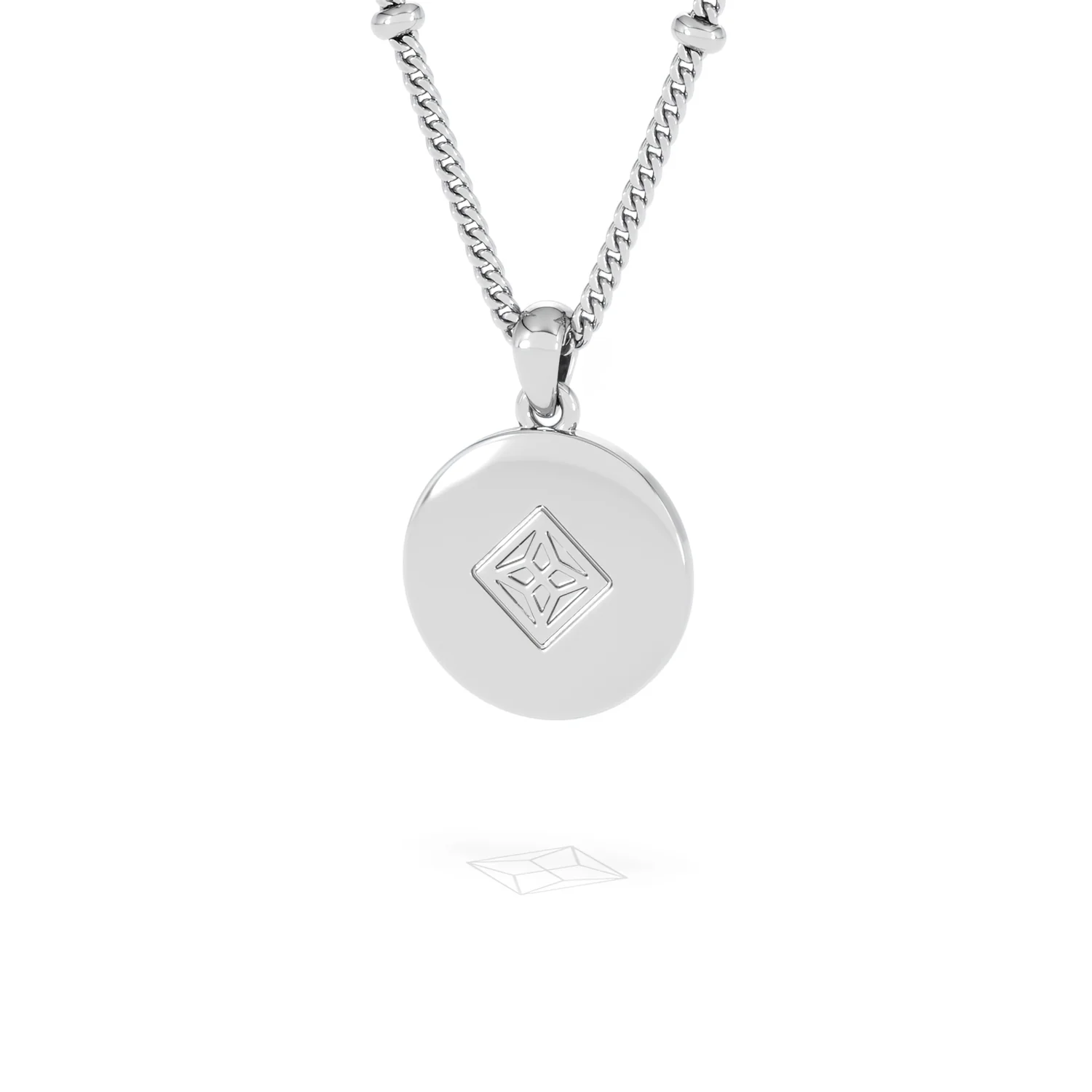 Astrology Taurus 0.07ct Lab Grown Diamond Medallion Pendant Necklace in Sterling Silver - Image 45