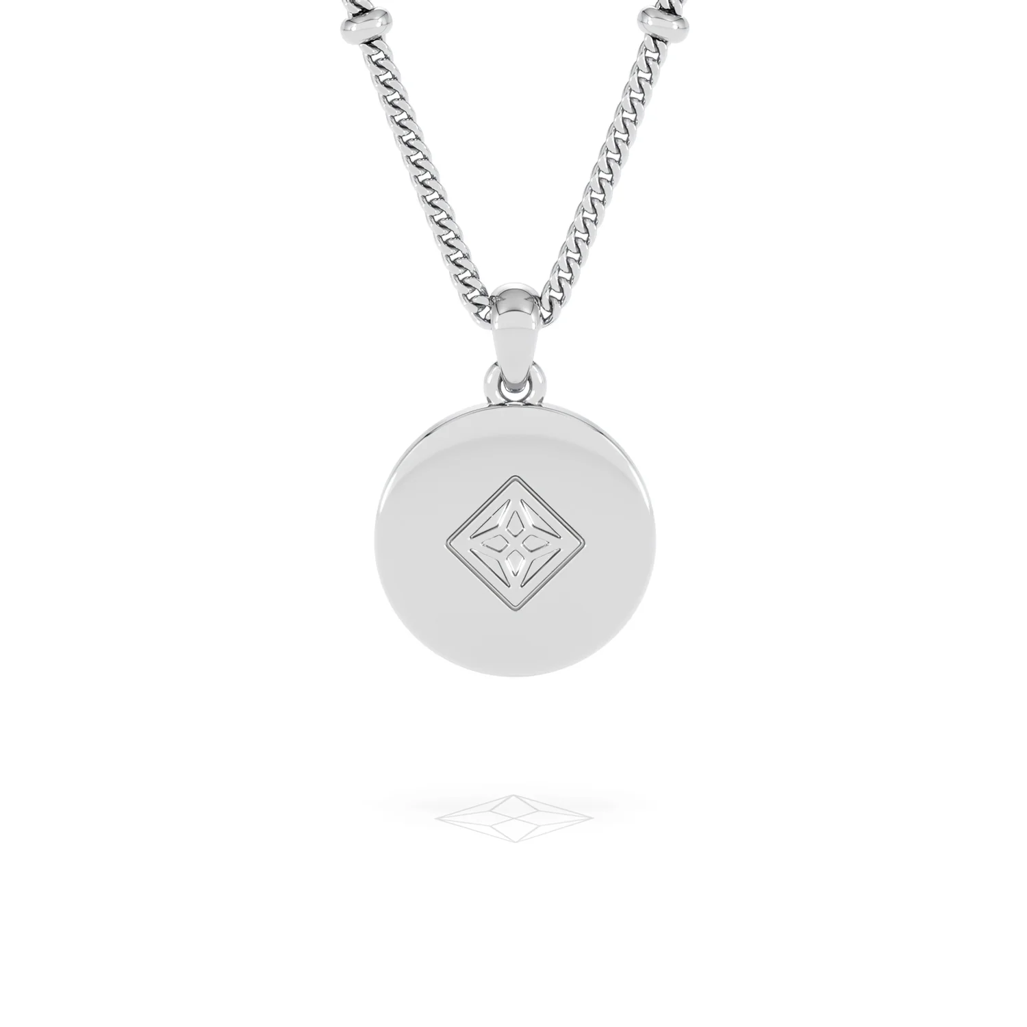 Astrology Taurus 0.07ct Lab Grown Diamond Medallion Pendant Necklace in Sterling Silver - Image 49