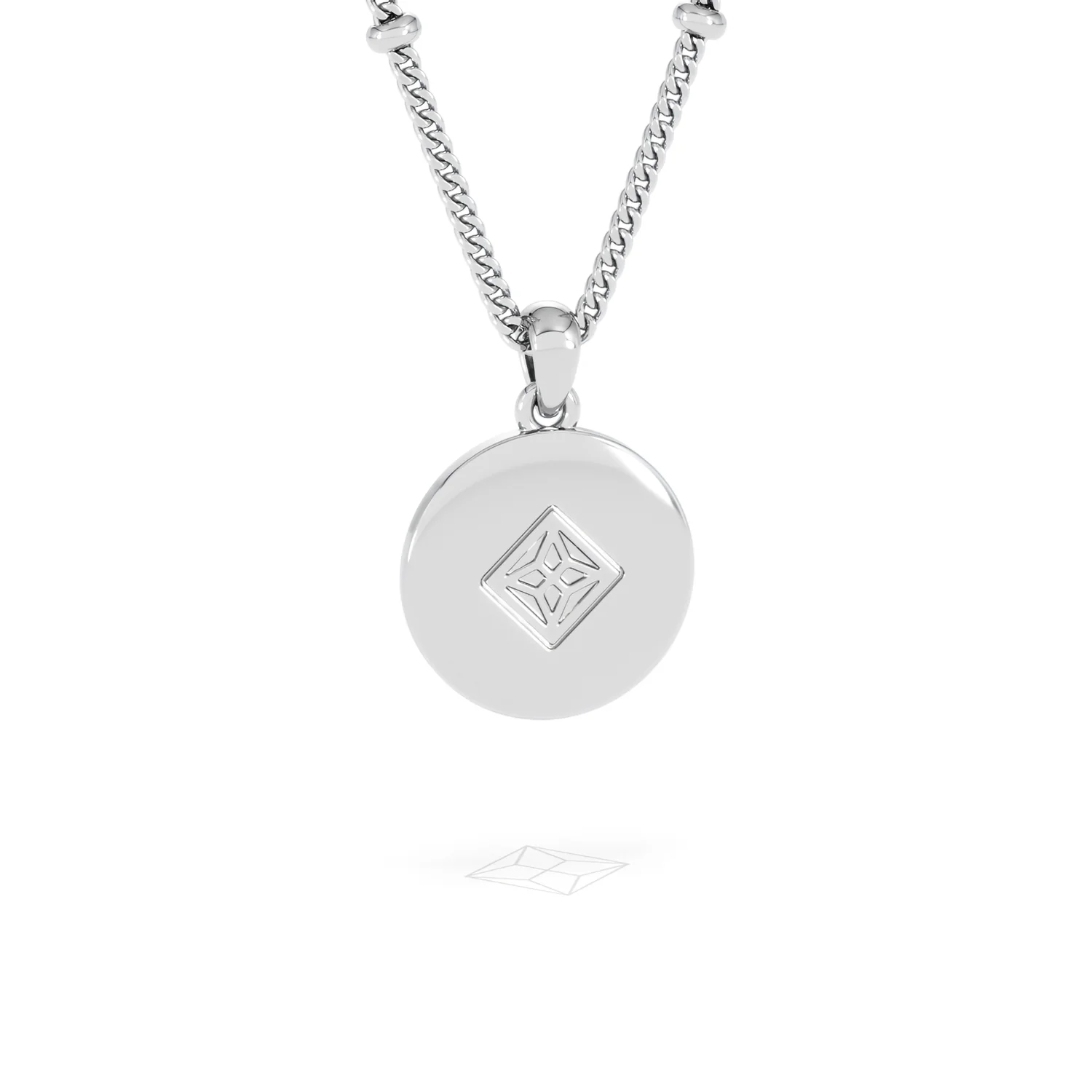 Astrology Taurus 0.07ct Lab Grown Diamond Medallion Pendant Necklace in Sterling Silver - Image 52