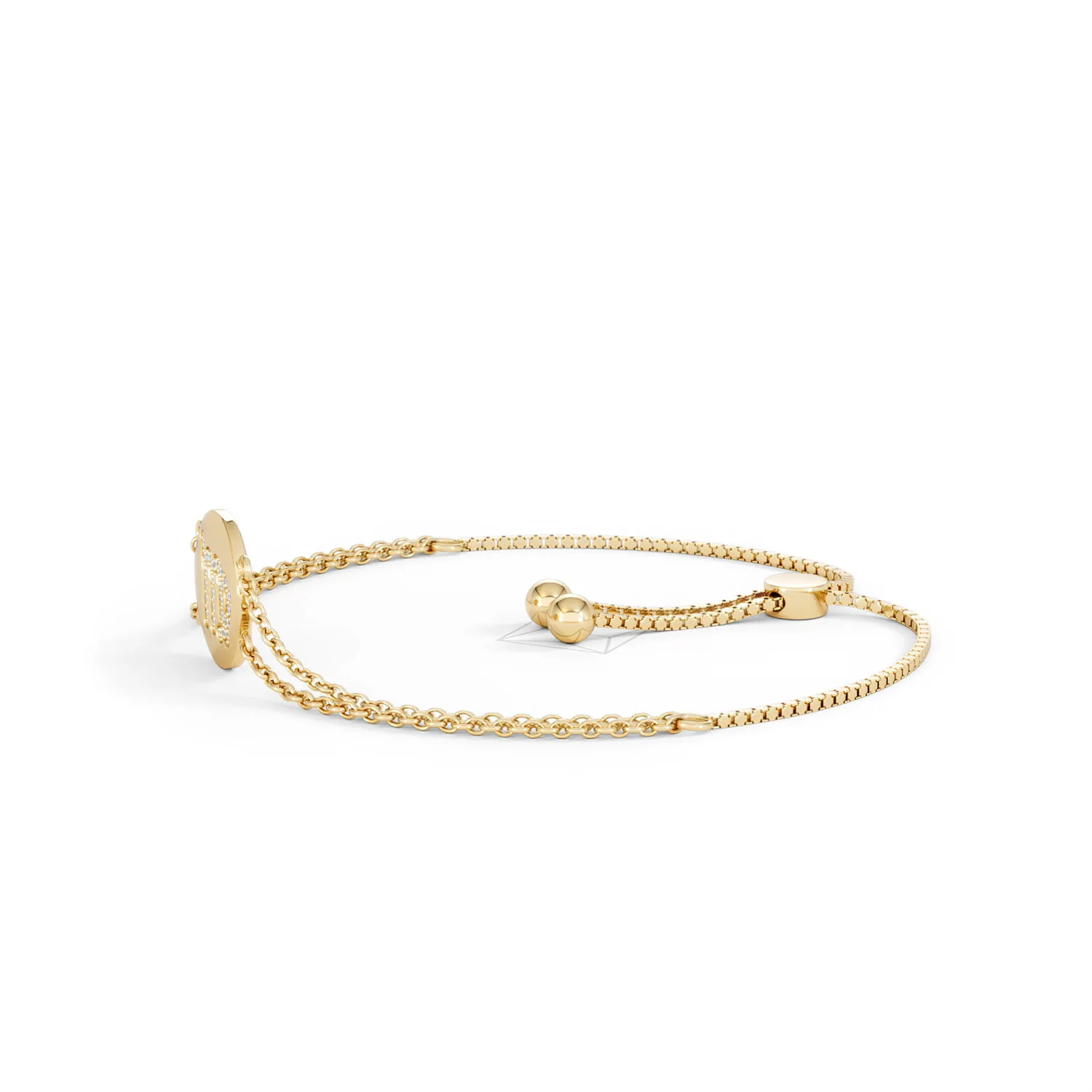 Astrology Virgo 0.07ct Lab Grown Diamond Adjustable Medallion Bracelet 18K Gold Vermeil - Image 73