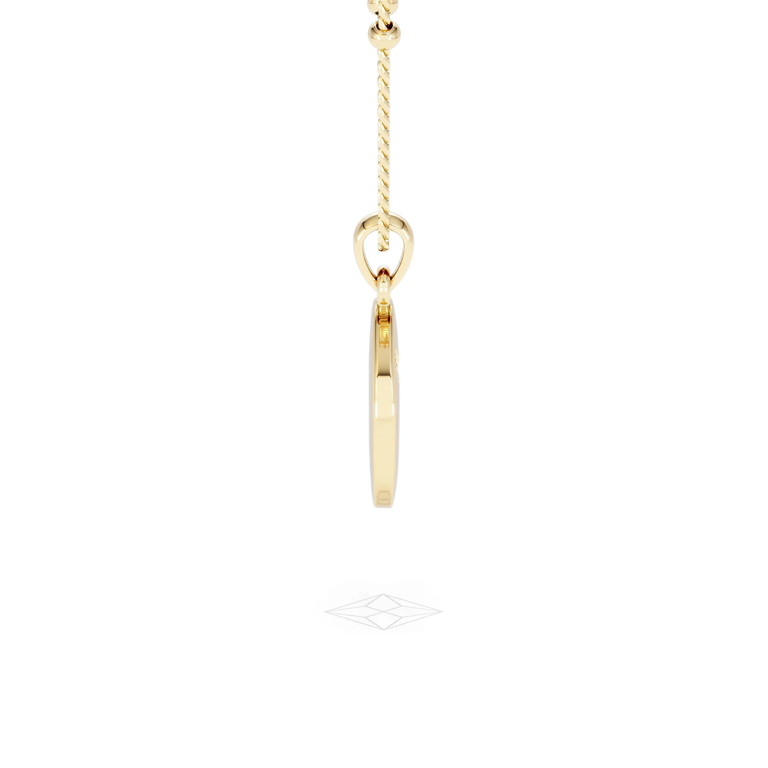 Astrology Virgo 0.07ct Lab Grown Diamond Medallion Pendant Necklace in 18K Gold Vermeil - Image 29