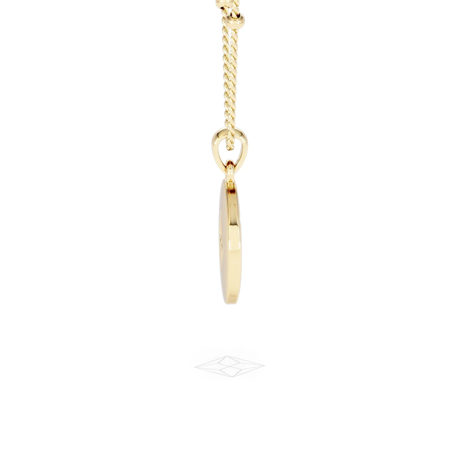 Astrology Virgo 0.07ct Lab Grown Diamond Medallion Pendant Necklace in 18K Gold Vermeil - Image 30