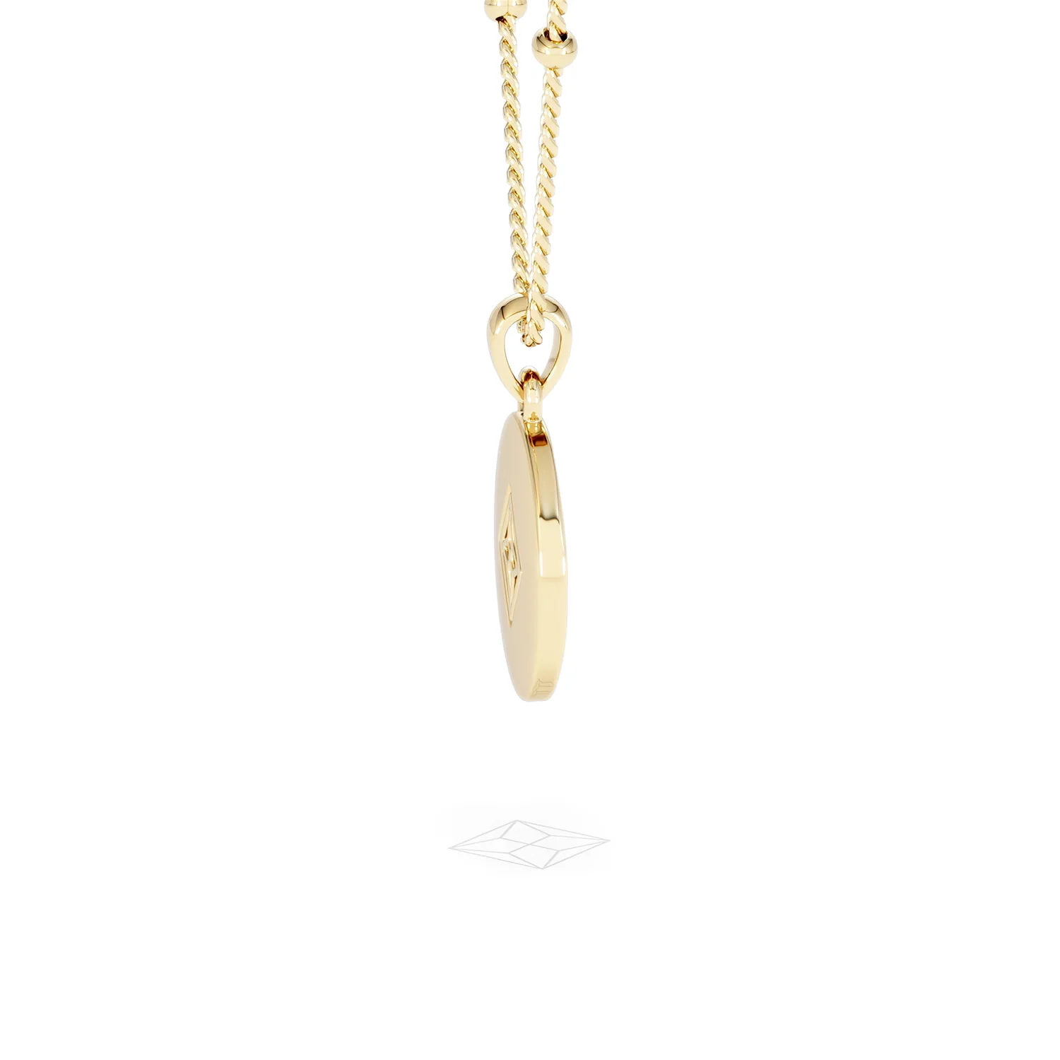 Astrology Virgo 0.07ct Lab Grown Diamond Medallion Pendant Necklace in 18K Gold Vermeil - Image 31
