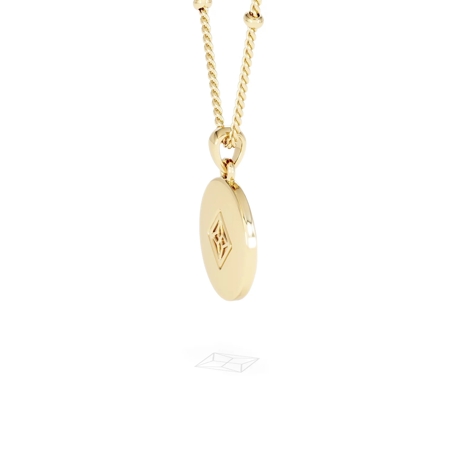 Astrology Virgo 0.07ct Lab Grown Diamond Medallion Pendant Necklace in 18K Gold Vermeil - Image 34