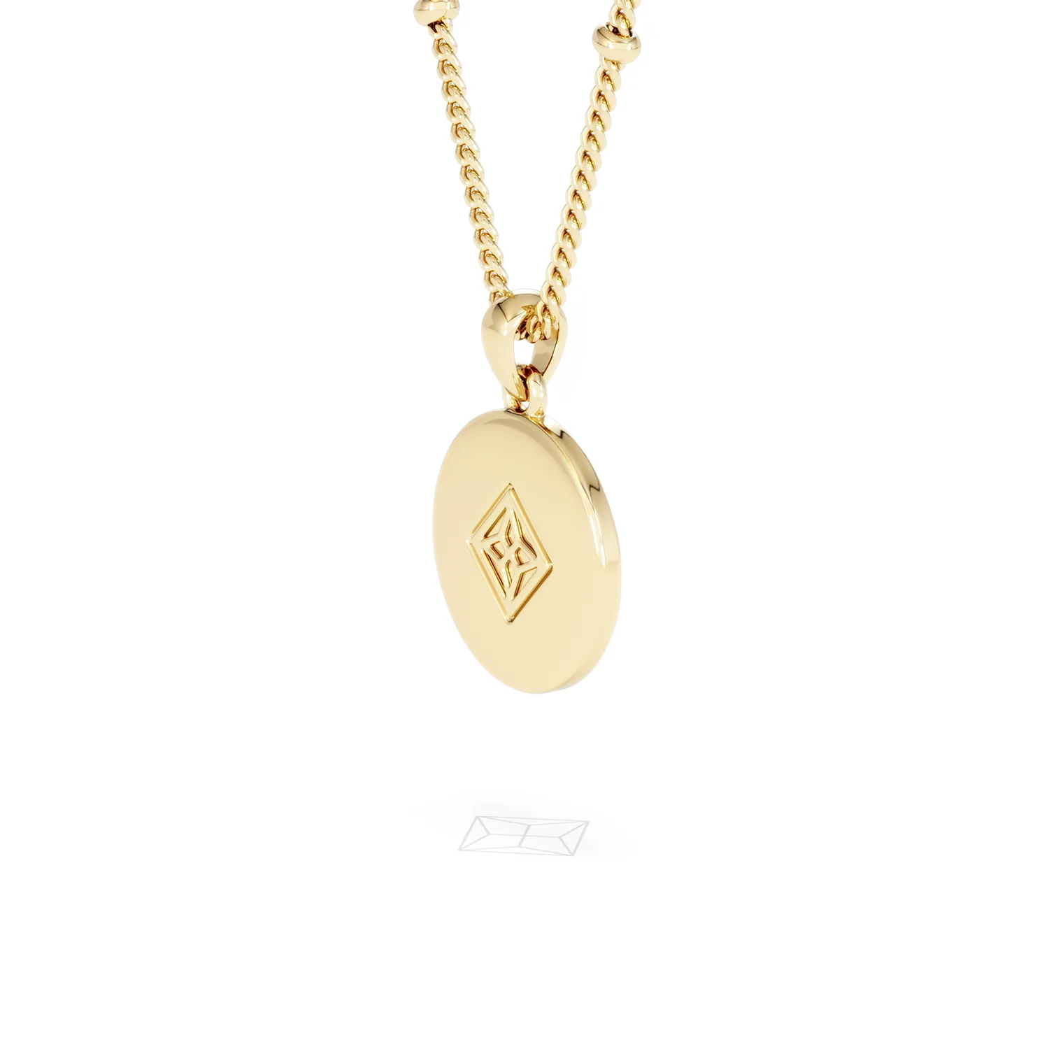 Astrology Virgo 0.07ct Lab Grown Diamond Medallion Pendant Necklace in 18K Gold Vermeil - Image 37