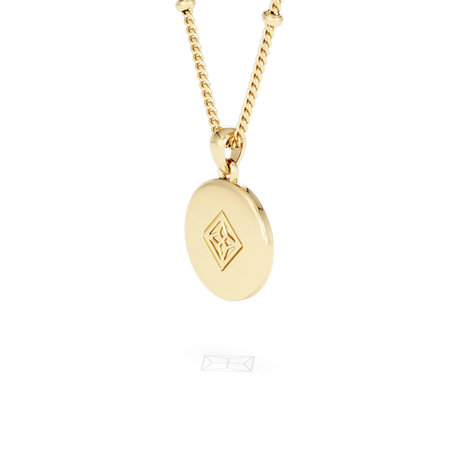 Astrology Virgo 0.07ct Lab Grown Diamond Medallion Pendant Necklace in 18K Gold Vermeil - Image 38