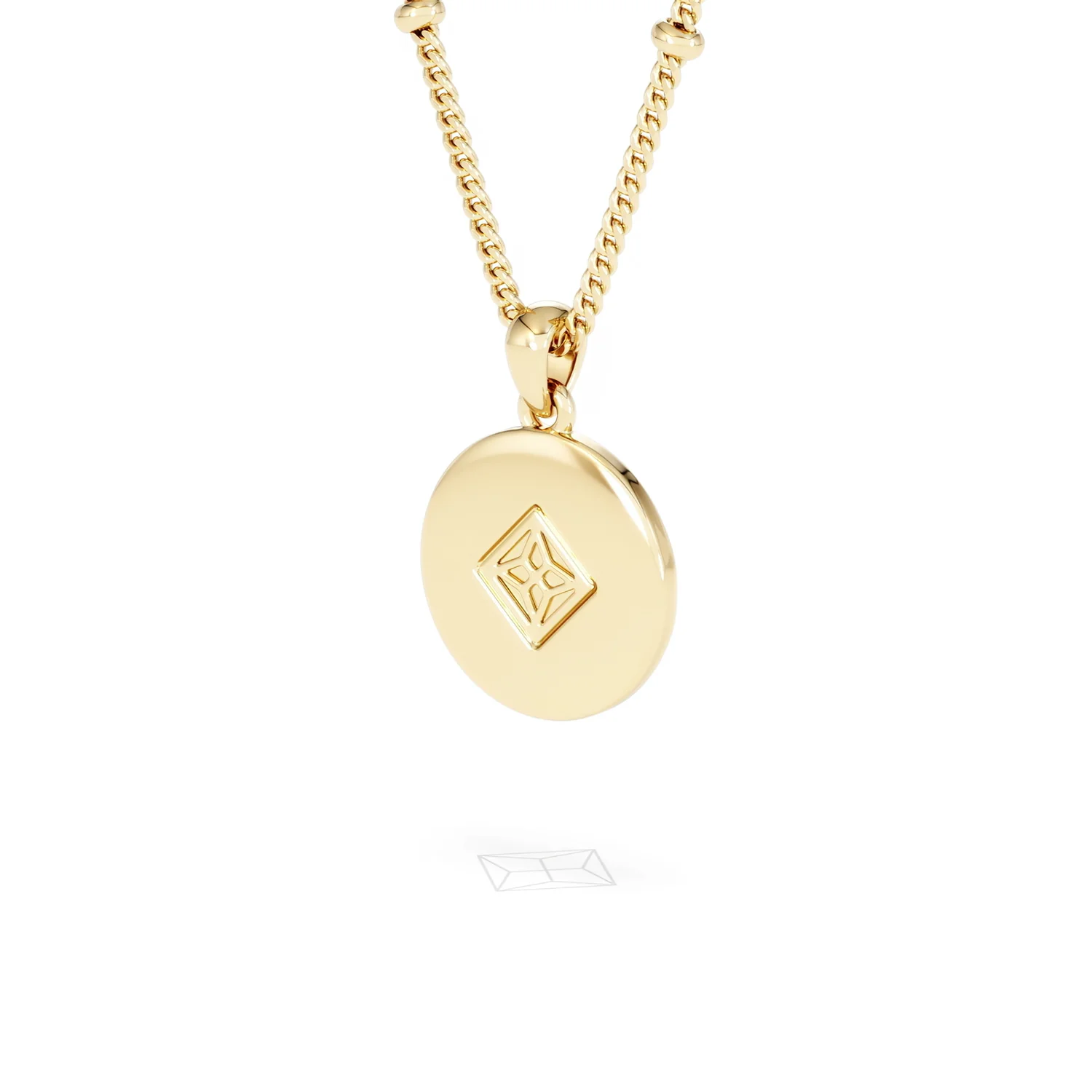 Astrology Virgo 0.07ct Lab Grown Diamond Medallion Pendant Necklace in 18K Gold Vermeil - Image 41