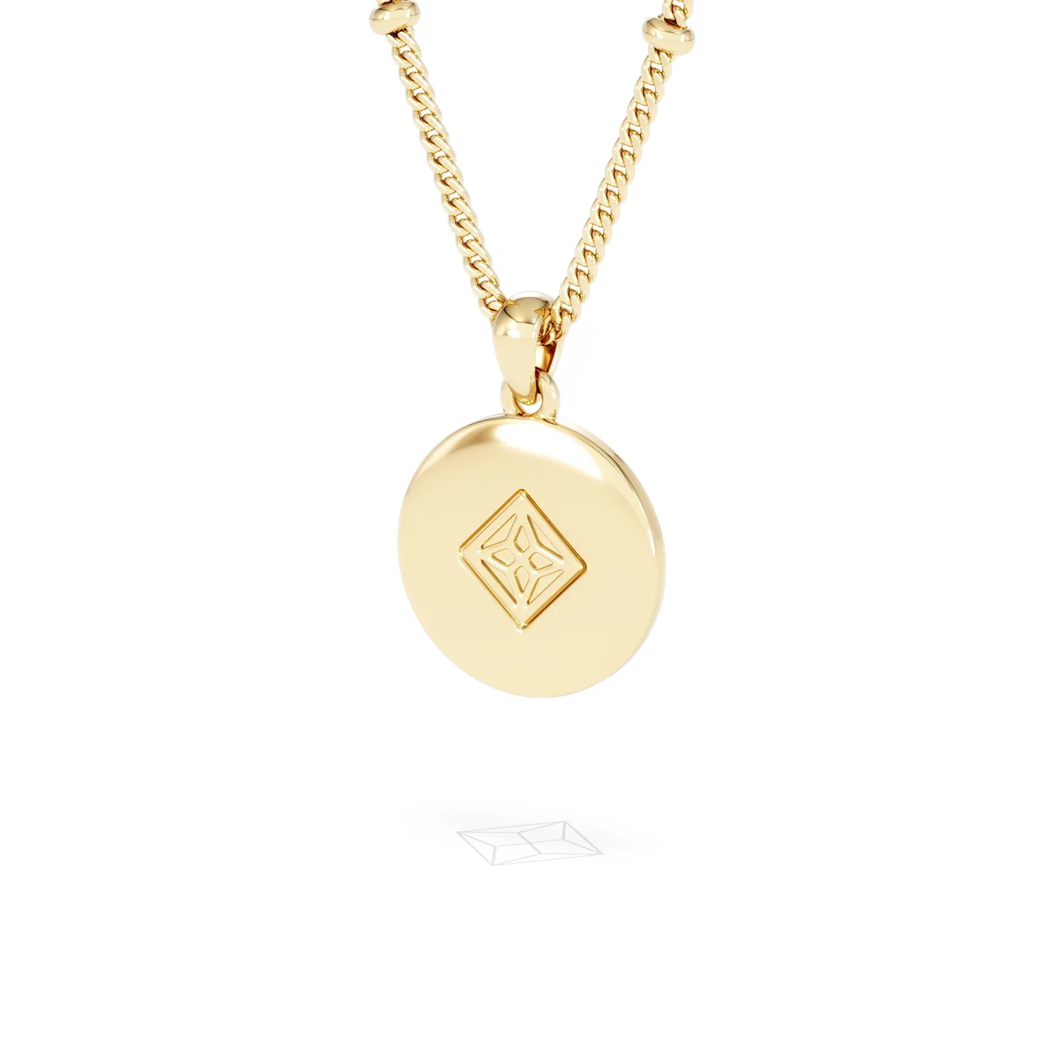 Astrology Virgo 0.07ct Lab Grown Diamond Medallion Pendant Necklace in 18K Gold Vermeil - Image 43