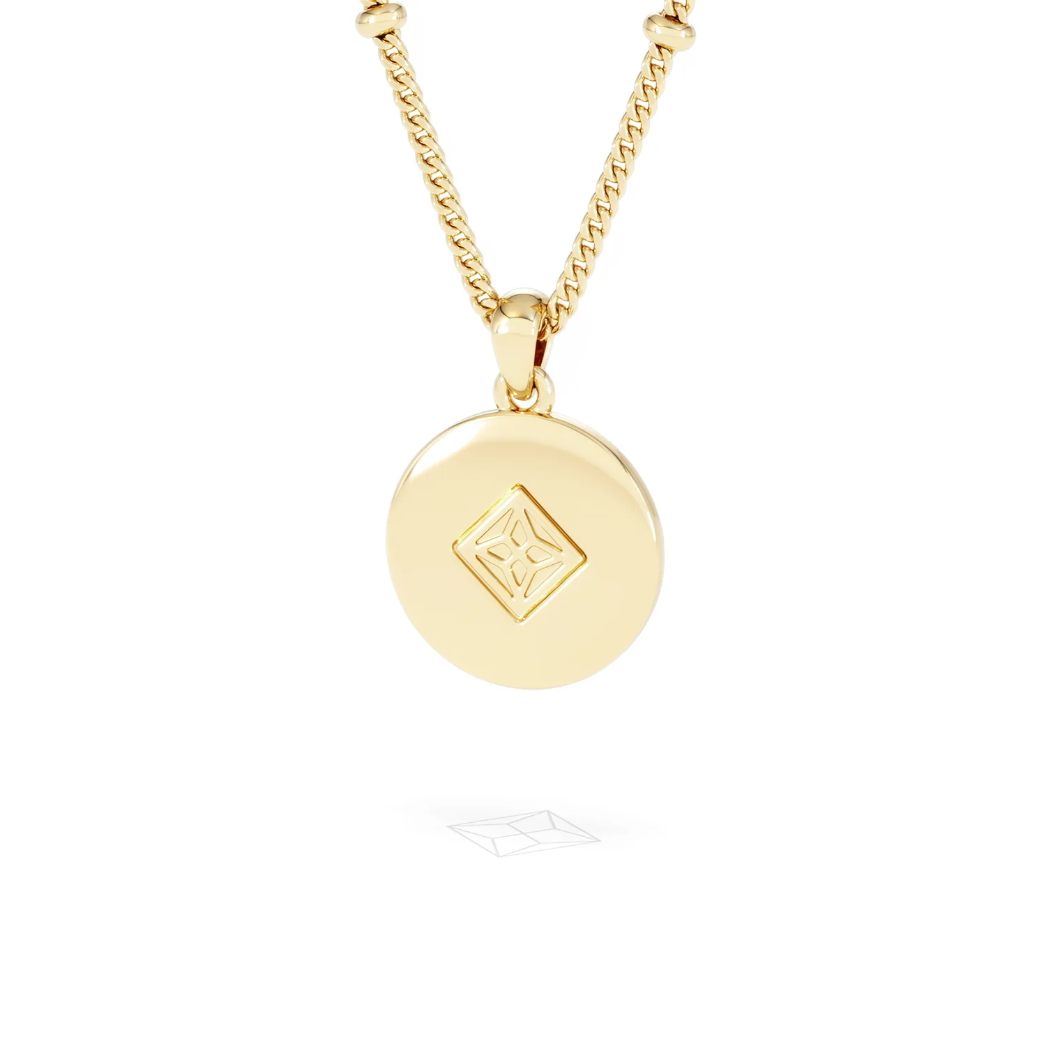 Astrology Virgo 0.07ct Lab Grown Diamond Medallion Pendant Necklace in 18K Gold Vermeil - Image 45