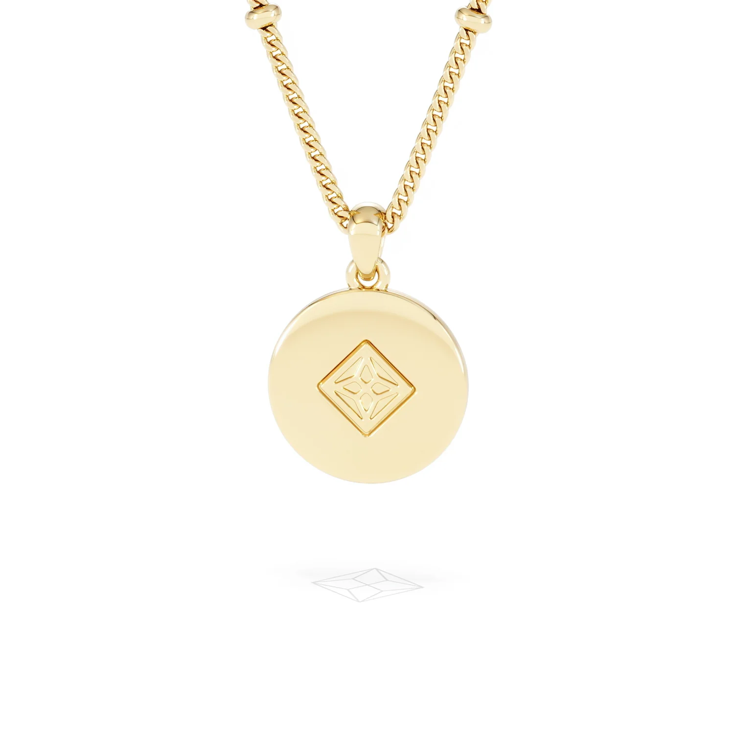 Astrology Virgo 0.07ct Lab Grown Diamond Medallion Pendant Necklace in 18K Gold Vermeil - Image 47