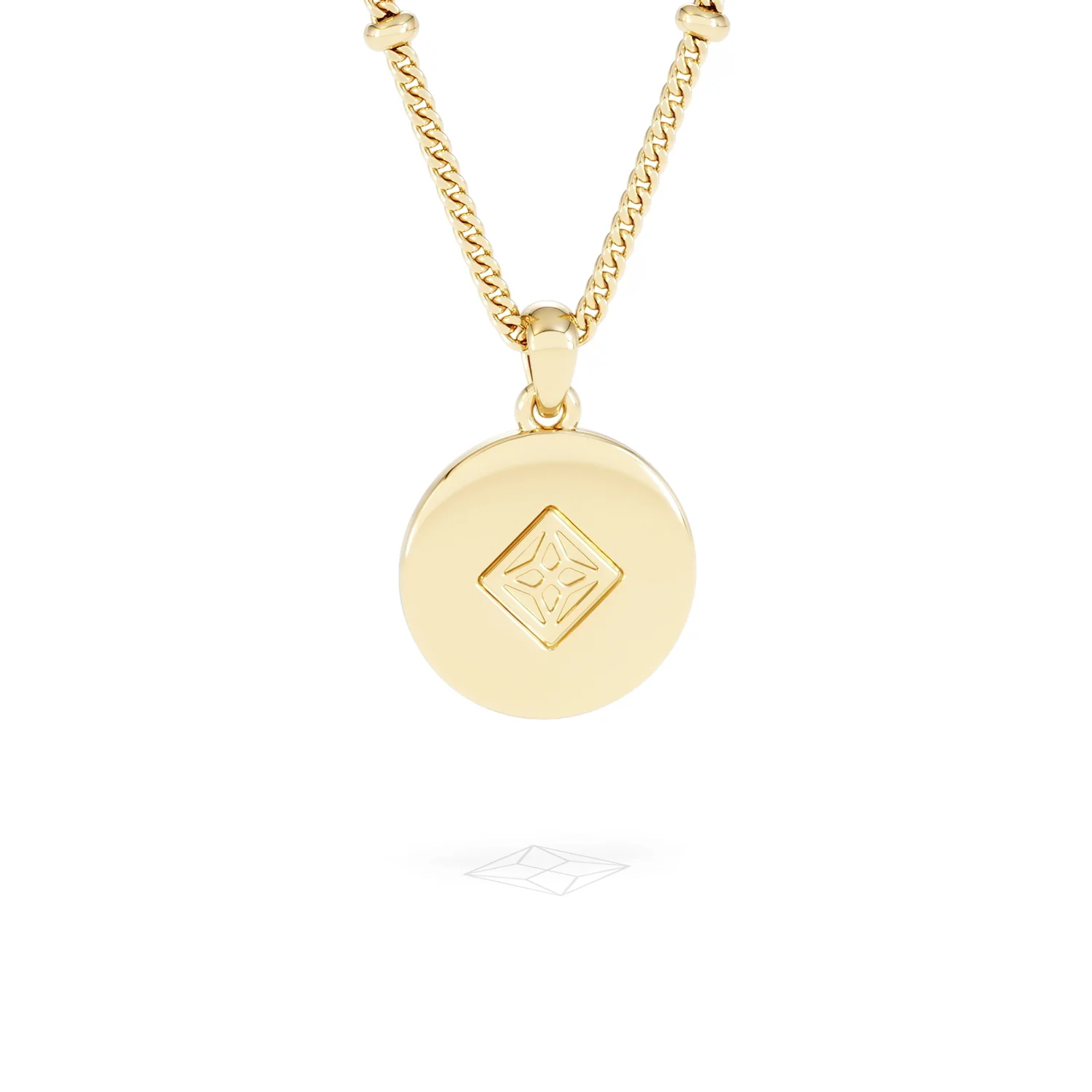 Astrology Virgo 0.07ct Lab Grown Diamond Medallion Pendant Necklace in 18K Gold Vermeil - Image 51