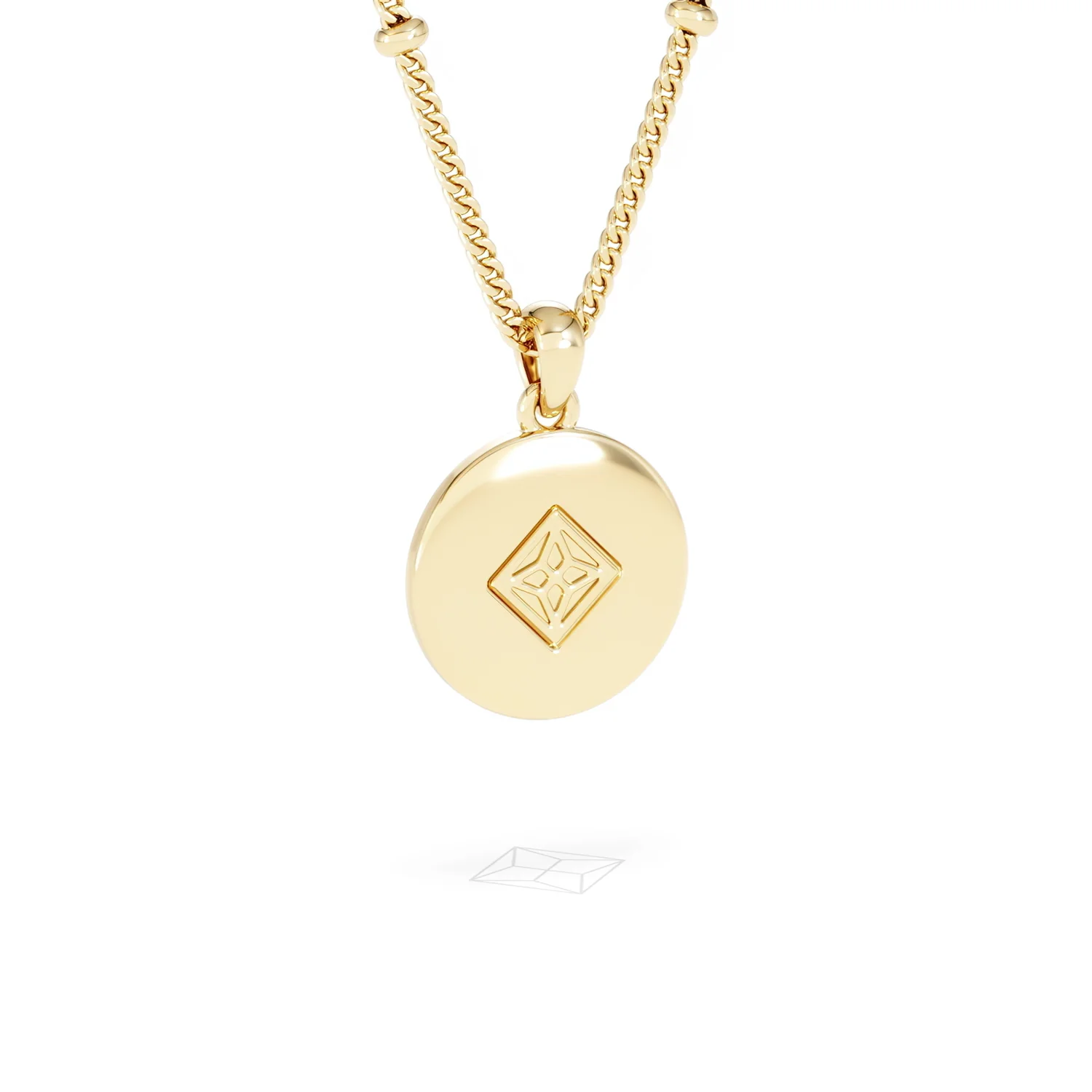 Astrology Virgo 0.07ct Lab Grown Diamond Medallion Pendant Necklace in 18K Gold Vermeil - Image 54
