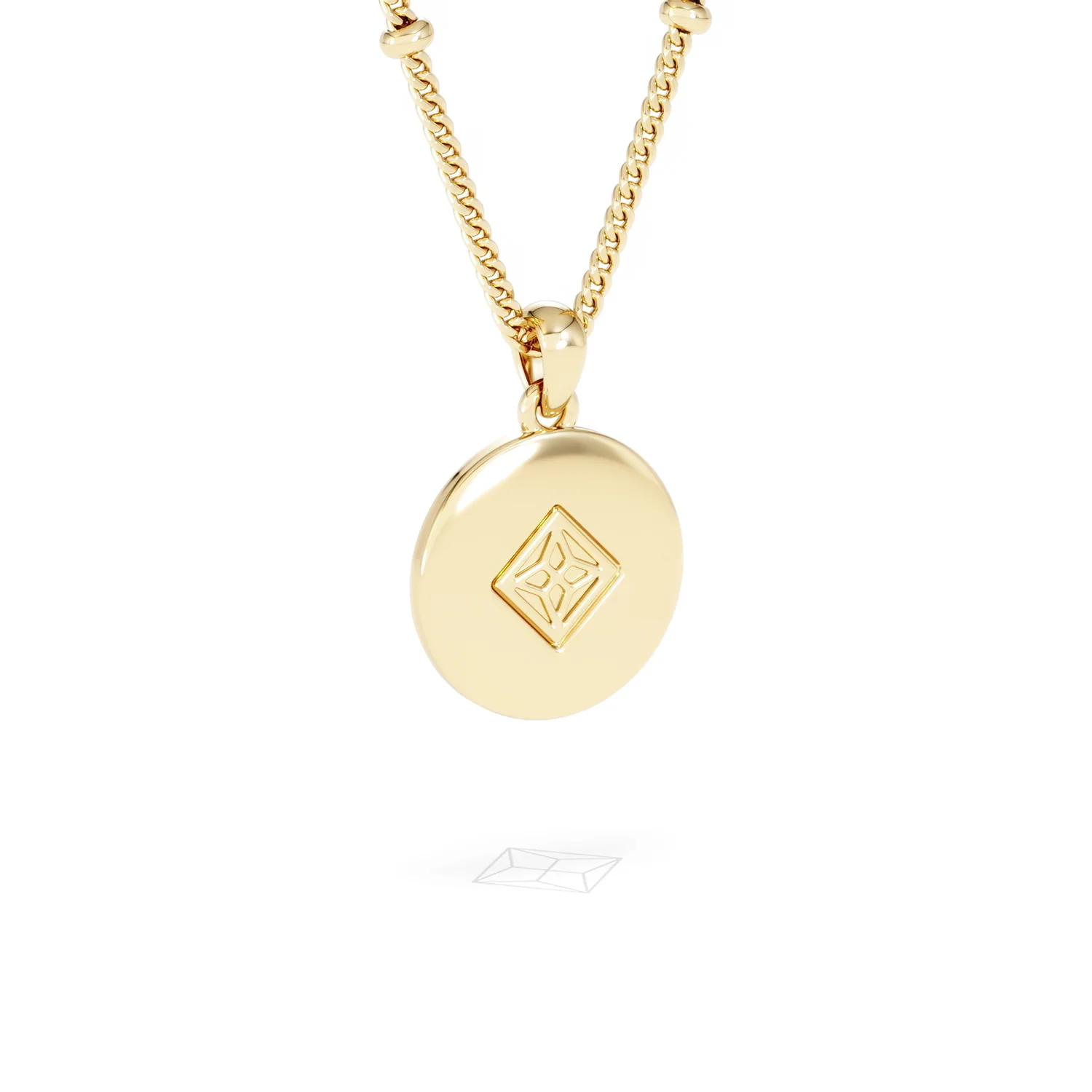 Astrology Virgo 0.07ct Lab Grown Diamond Medallion Pendant Necklace in 18K Gold Vermeil - Image 55