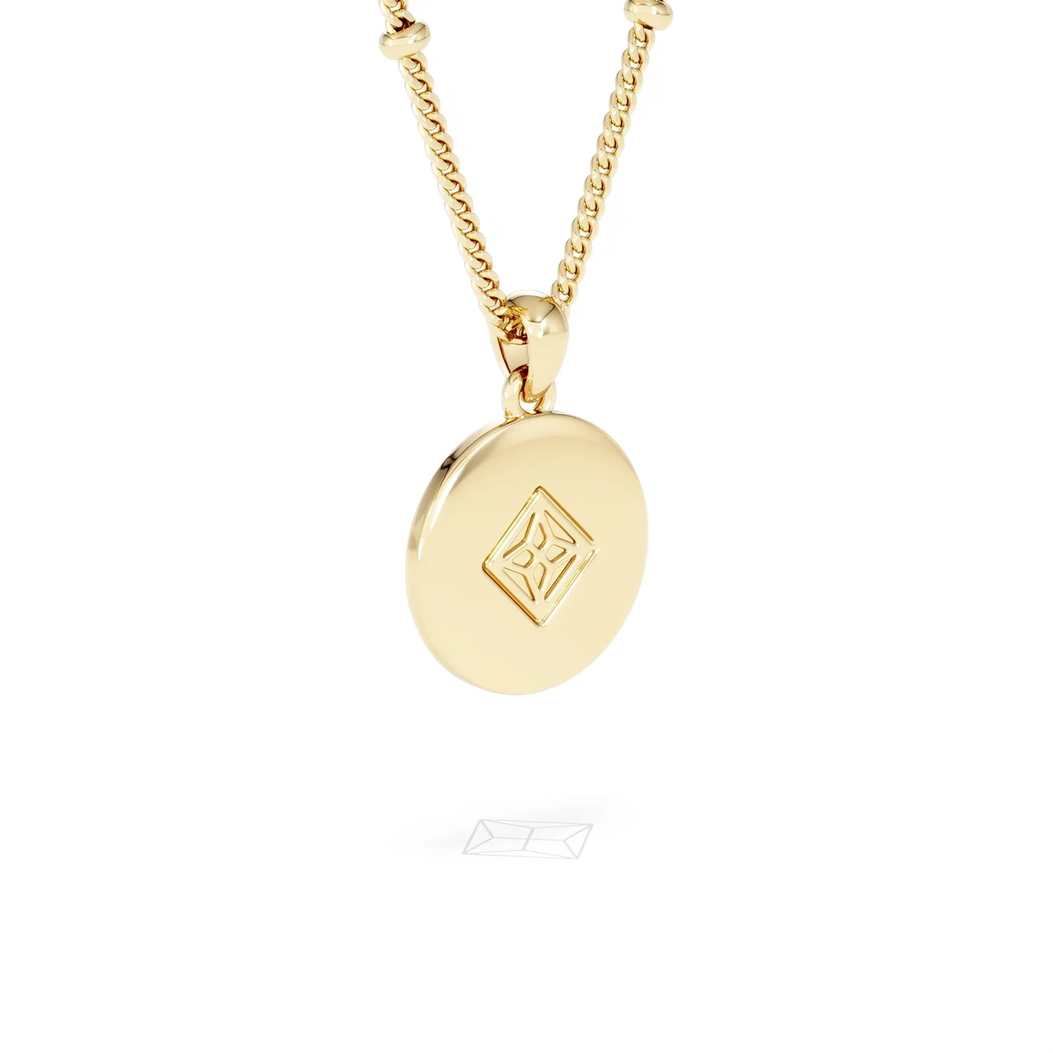 Astrology Virgo 0.07ct Lab Grown Diamond Medallion Pendant Necklace in 18K Gold Vermeil - Image 57