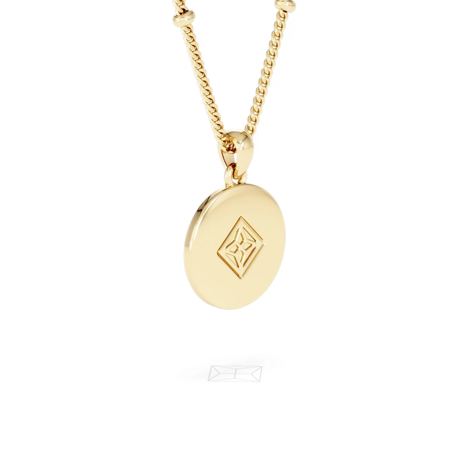 Astrology Virgo 0.07ct Lab Grown Diamond Medallion Pendant Necklace in 18K Gold Vermeil - Image 58