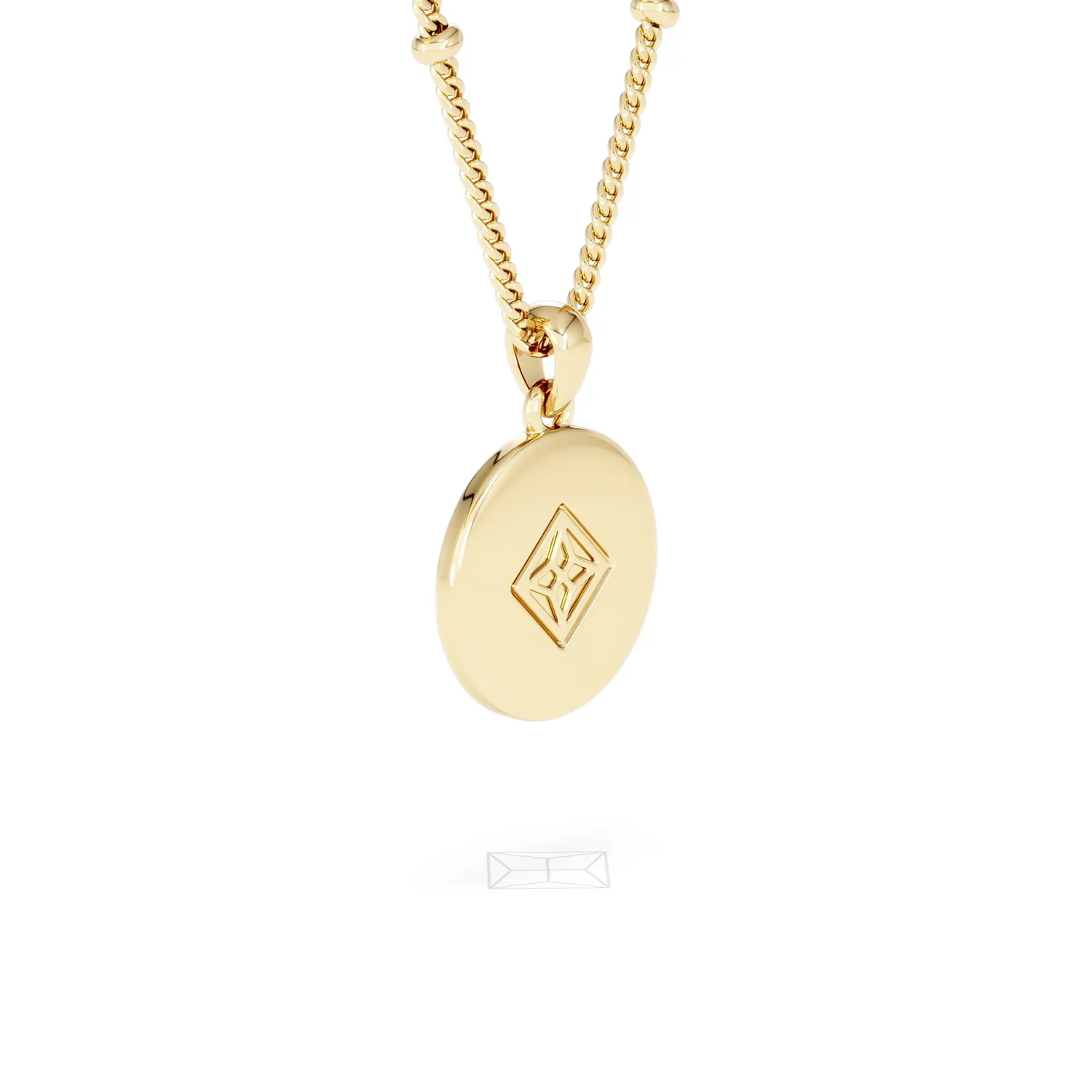 Astrology Virgo 0.07ct Lab Grown Diamond Medallion Pendant Necklace in 18K Gold Vermeil - Image 59