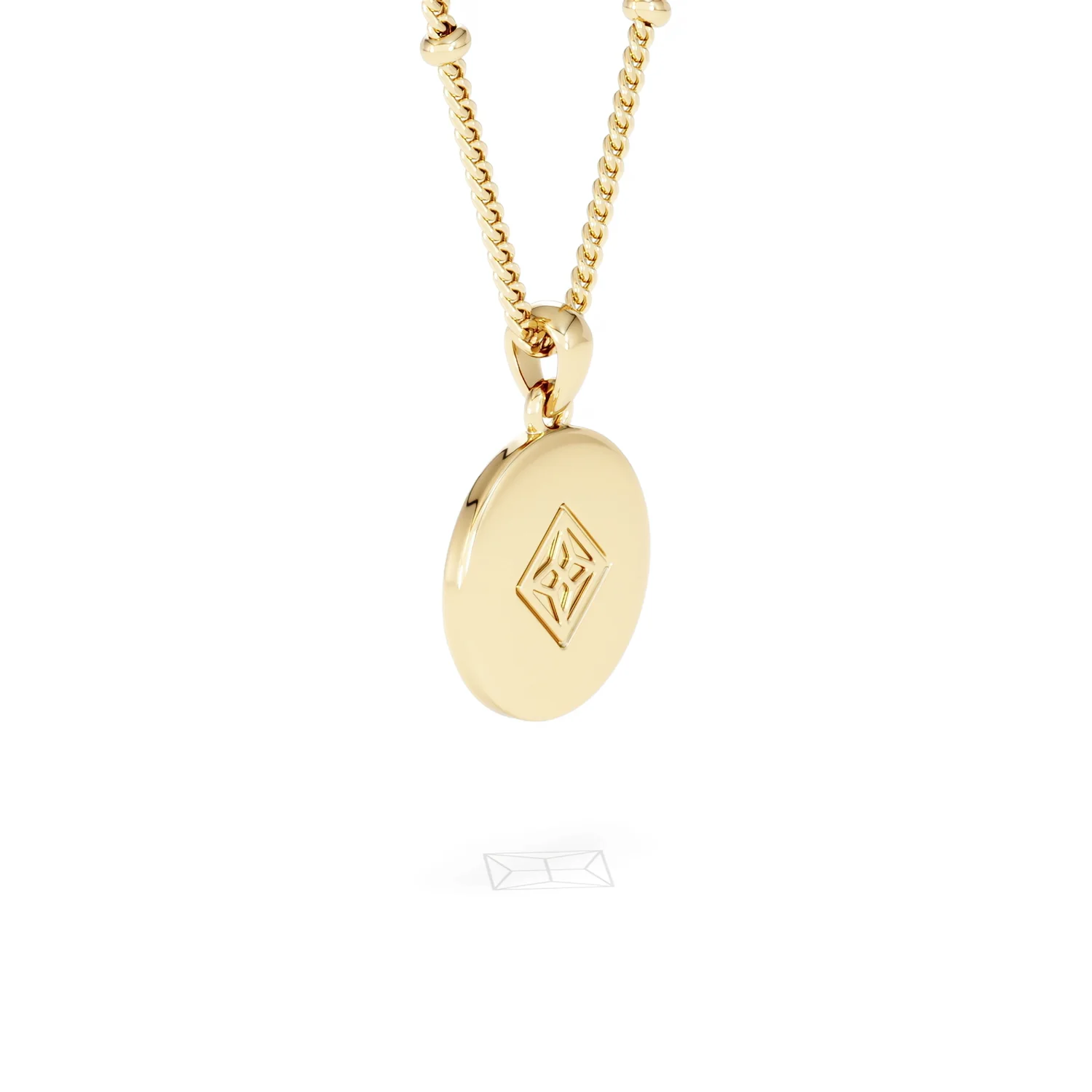 Astrology Virgo 0.07ct Lab Grown Diamond Medallion Pendant Necklace in 18K Gold Vermeil - Image 60