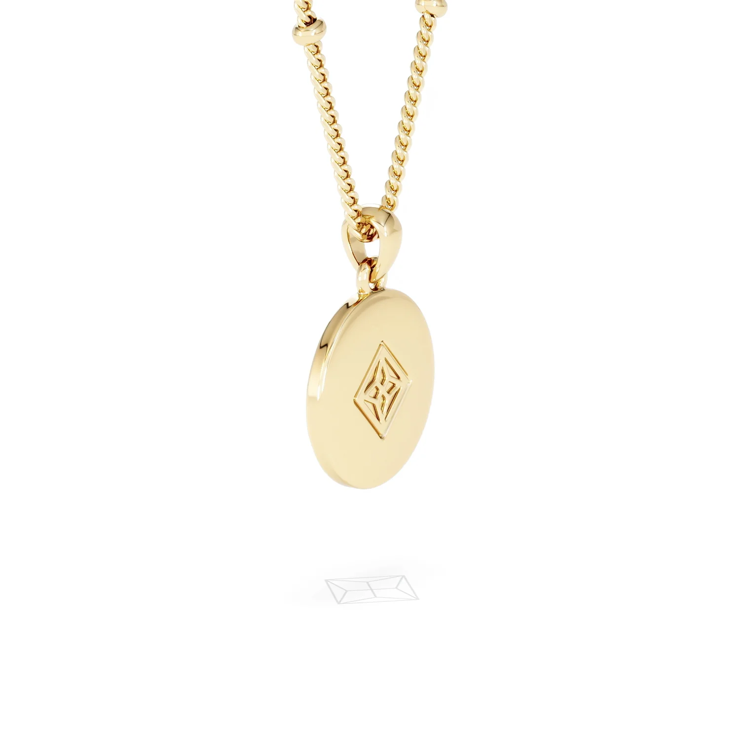 Astrology Virgo 0.07ct Lab Grown Diamond Medallion Pendant Necklace in 18K Gold Vermeil - Image 61