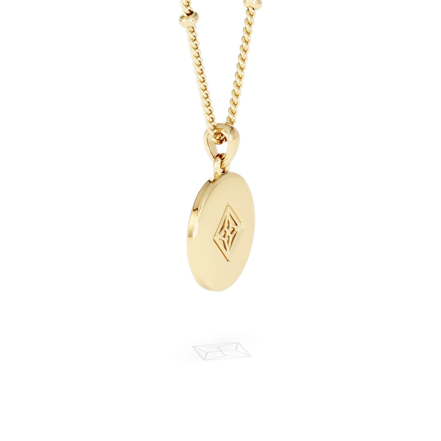 Astrology Virgo 0.07ct Lab Grown Diamond Medallion Pendant Necklace in 18K Gold Vermeil - Image 62