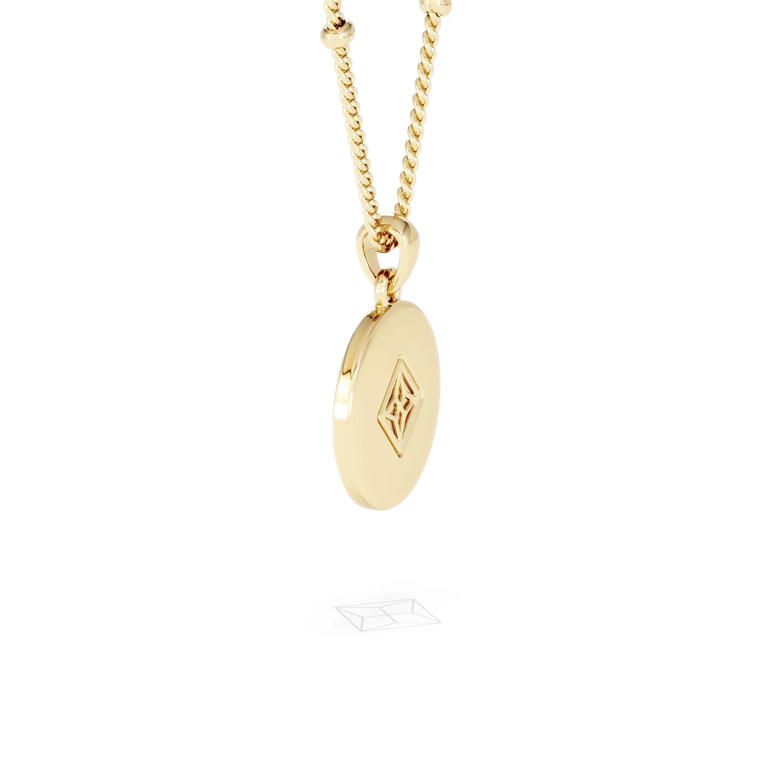 Astrology Virgo 0.07ct Lab Grown Diamond Medallion Pendant Necklace in 18K Gold Vermeil - Image 63