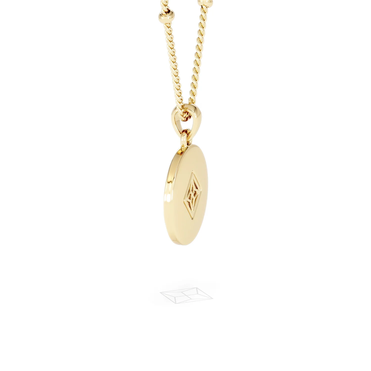 Astrology Virgo 0.07ct Lab Grown Diamond Medallion Pendant Necklace in 18K Gold Vermeil - Image 64